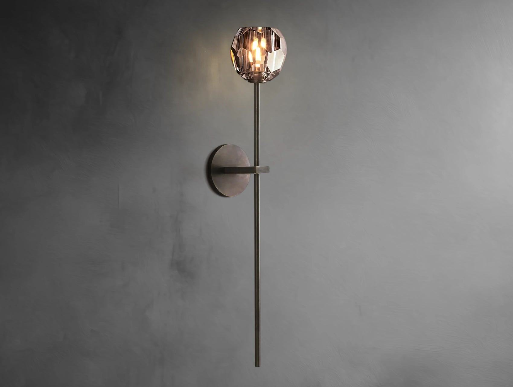 Aurelle Crystal Globe Sconce