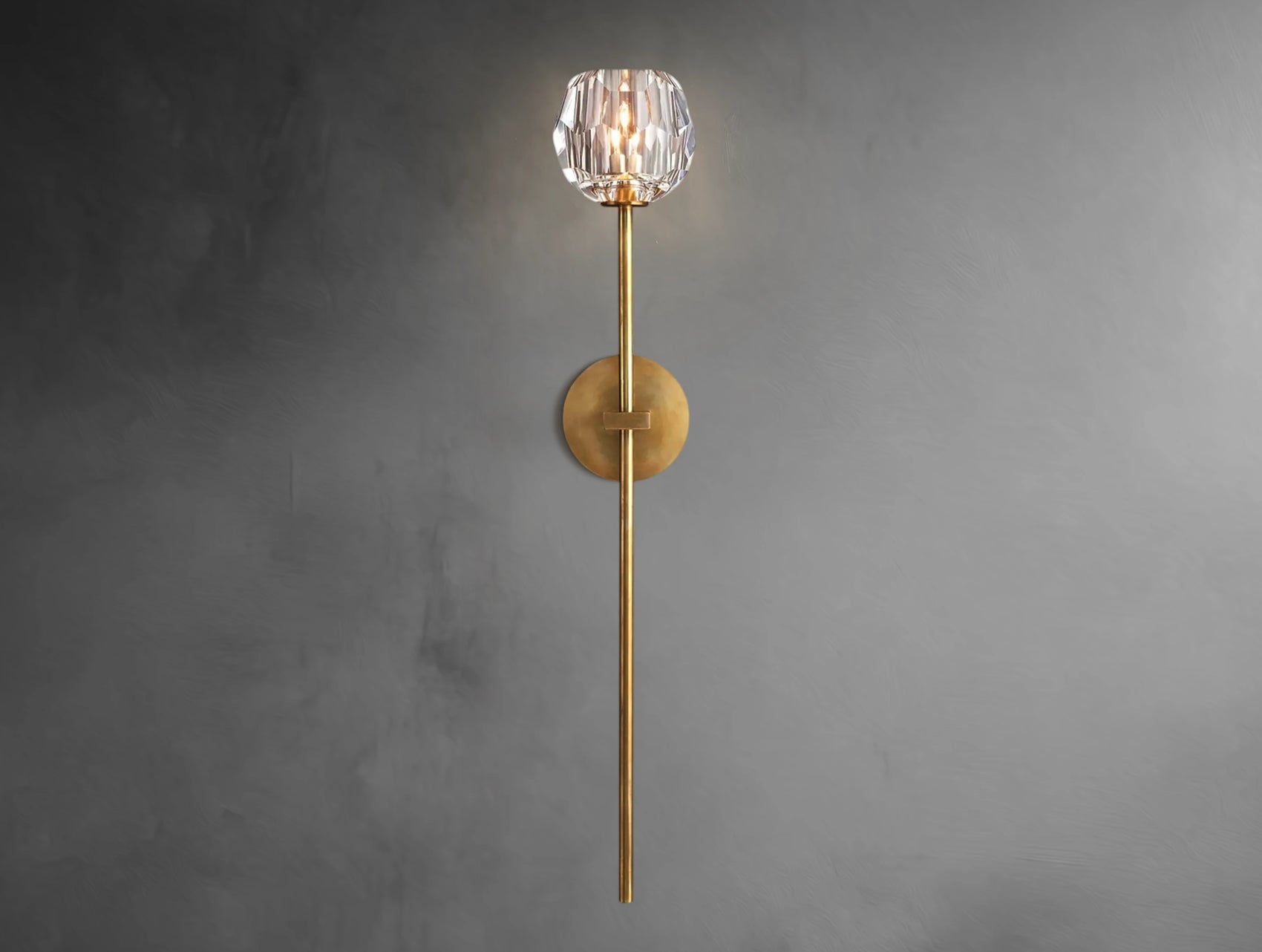 Aurelle Crystal Globe Sconce