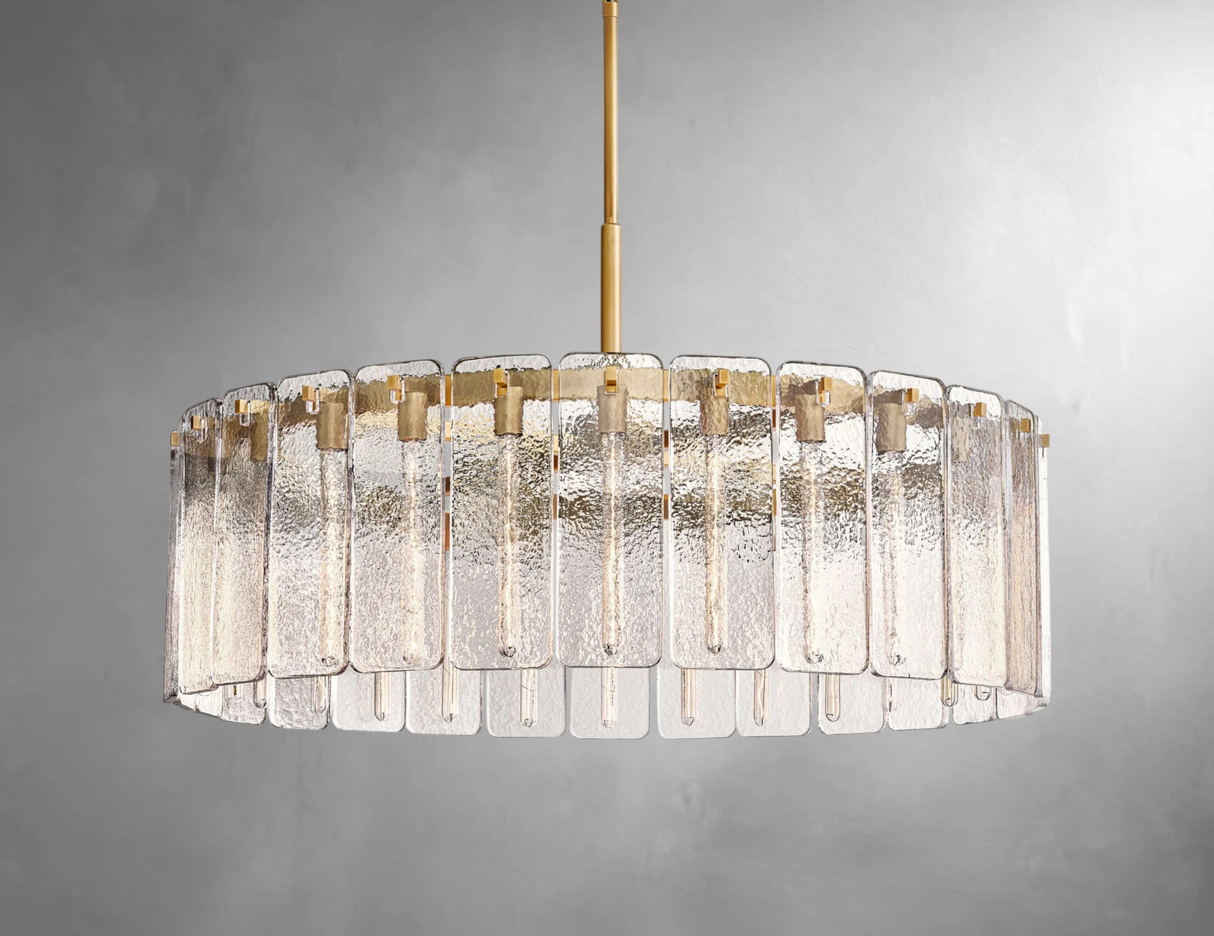 karamatte Glass Round Chandelier