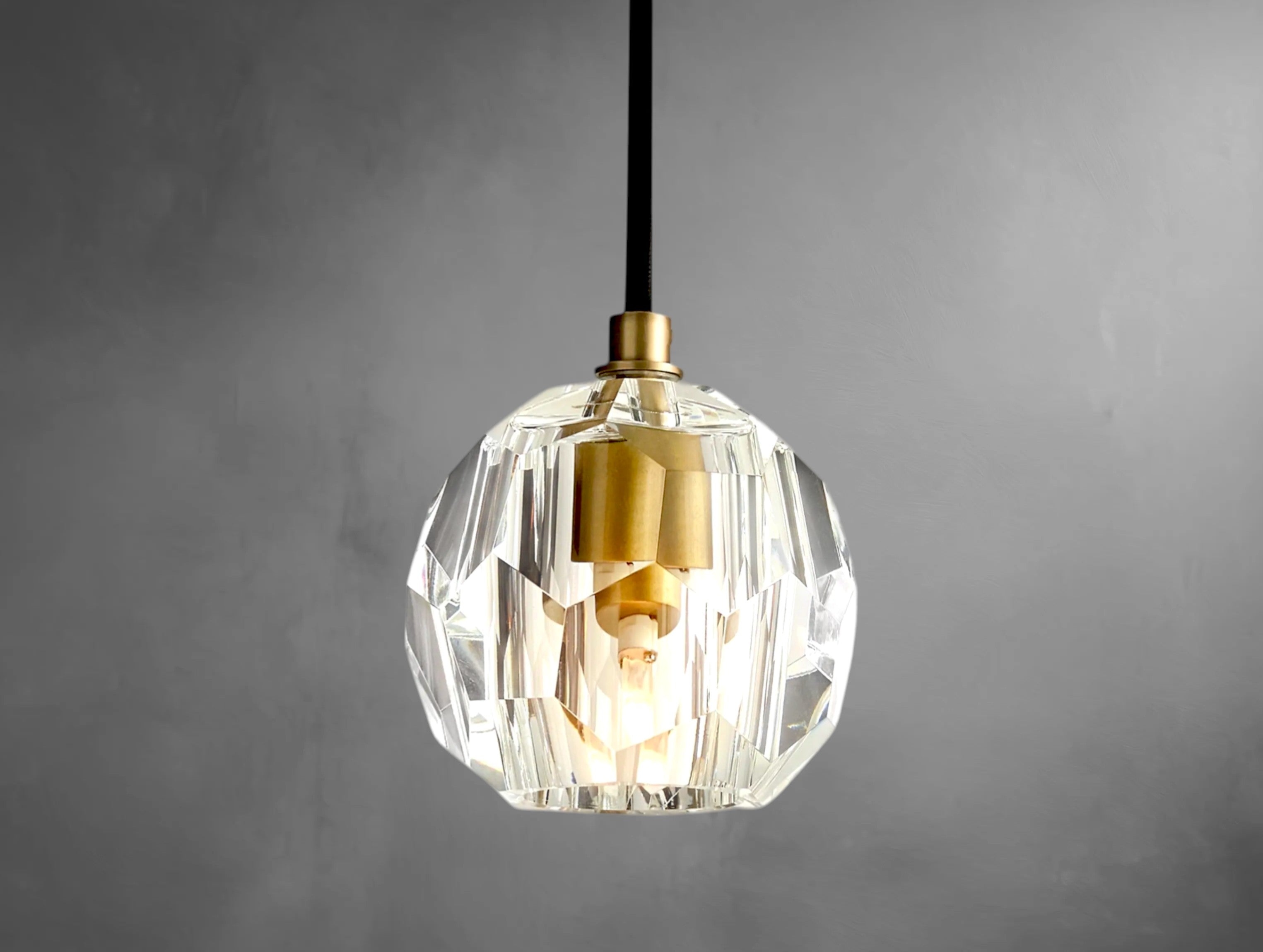 Faceted Crystal Pendant
