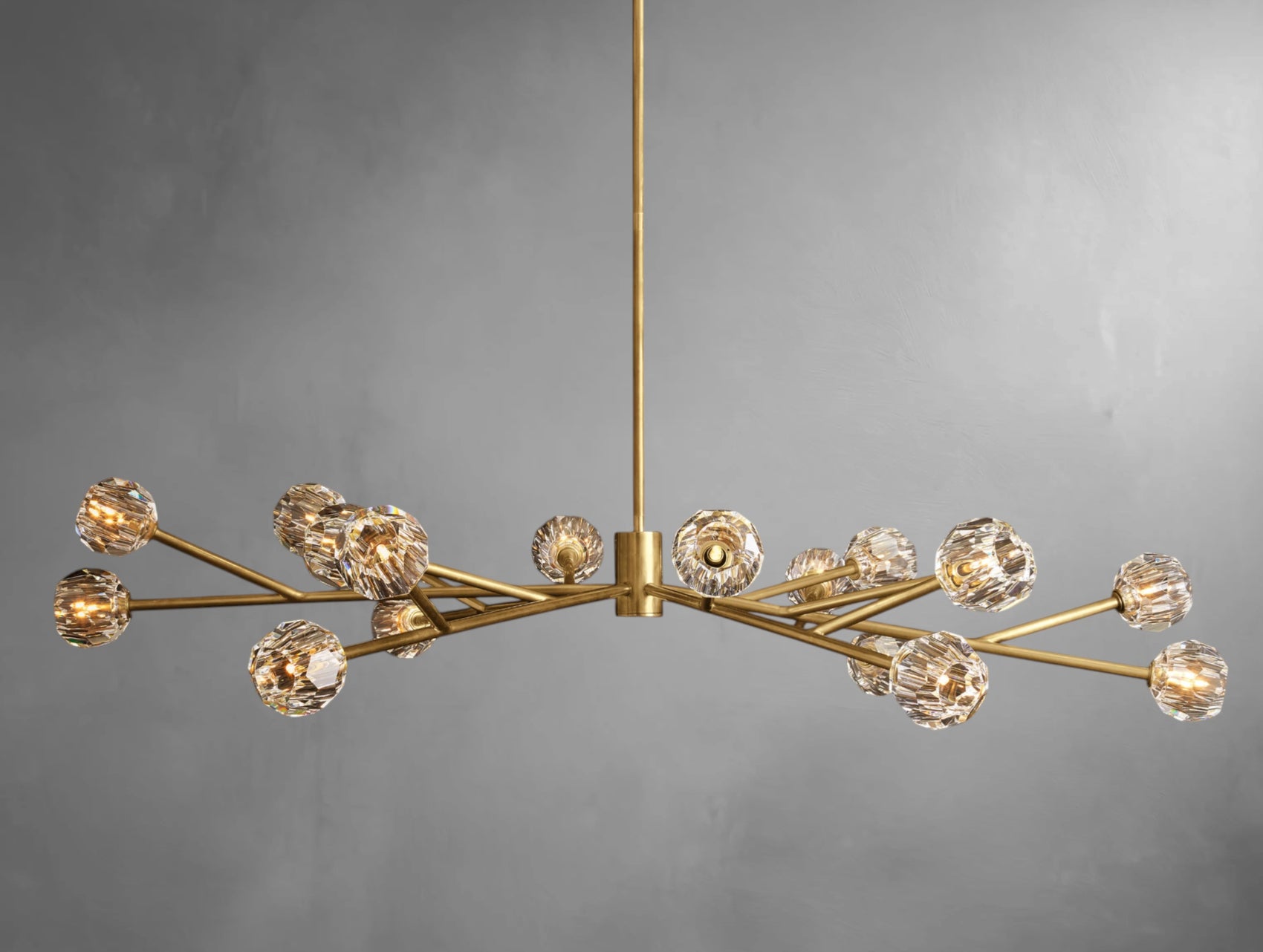 Orvane Crystal Round Cluster Chandelier