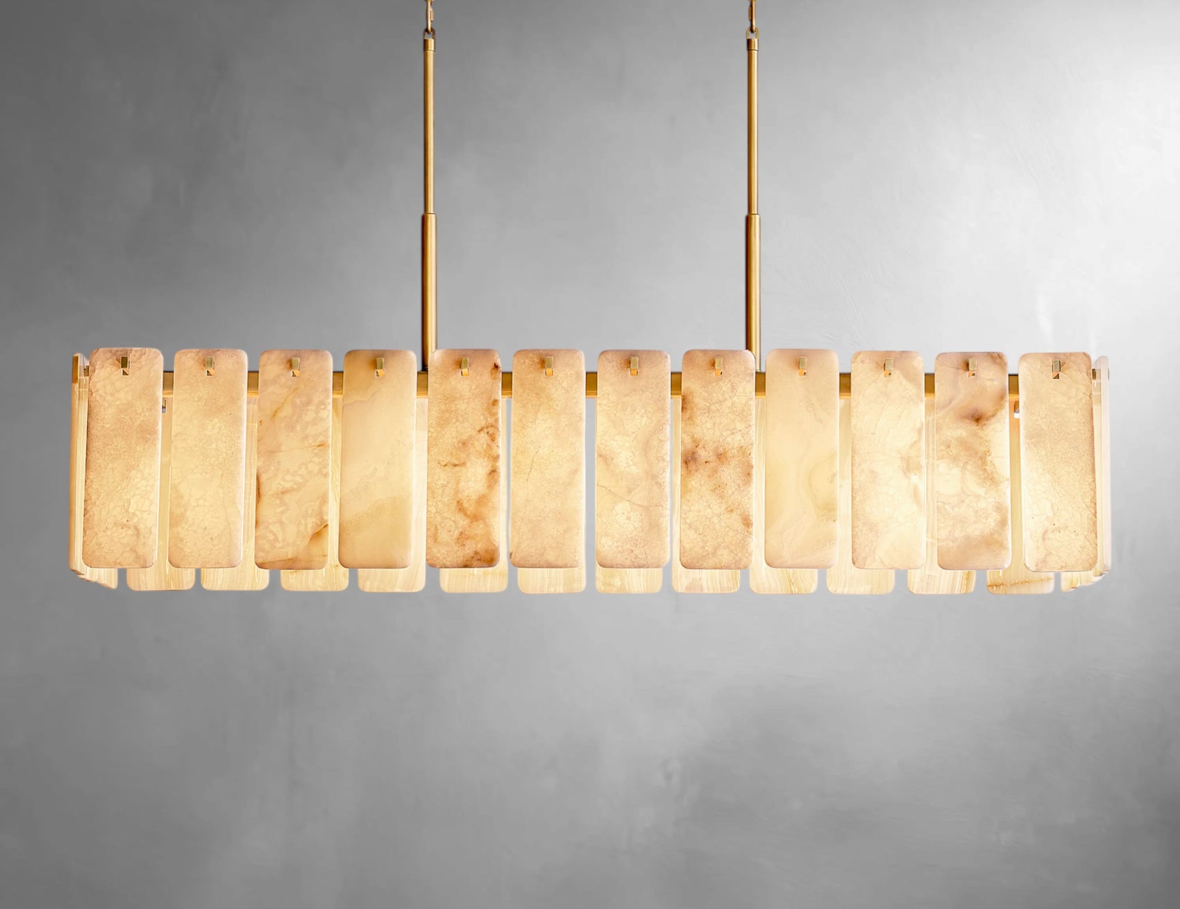 karamatte Onyx Rectangular Chandelier