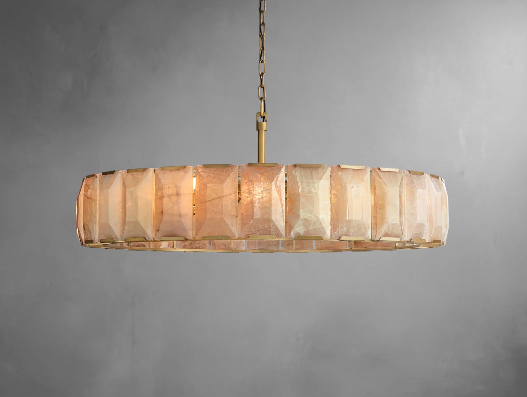 Halone Calcite Round Chandelier