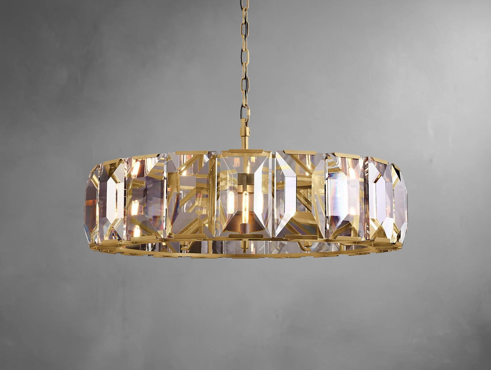 Halone Crystal Round Chandelier