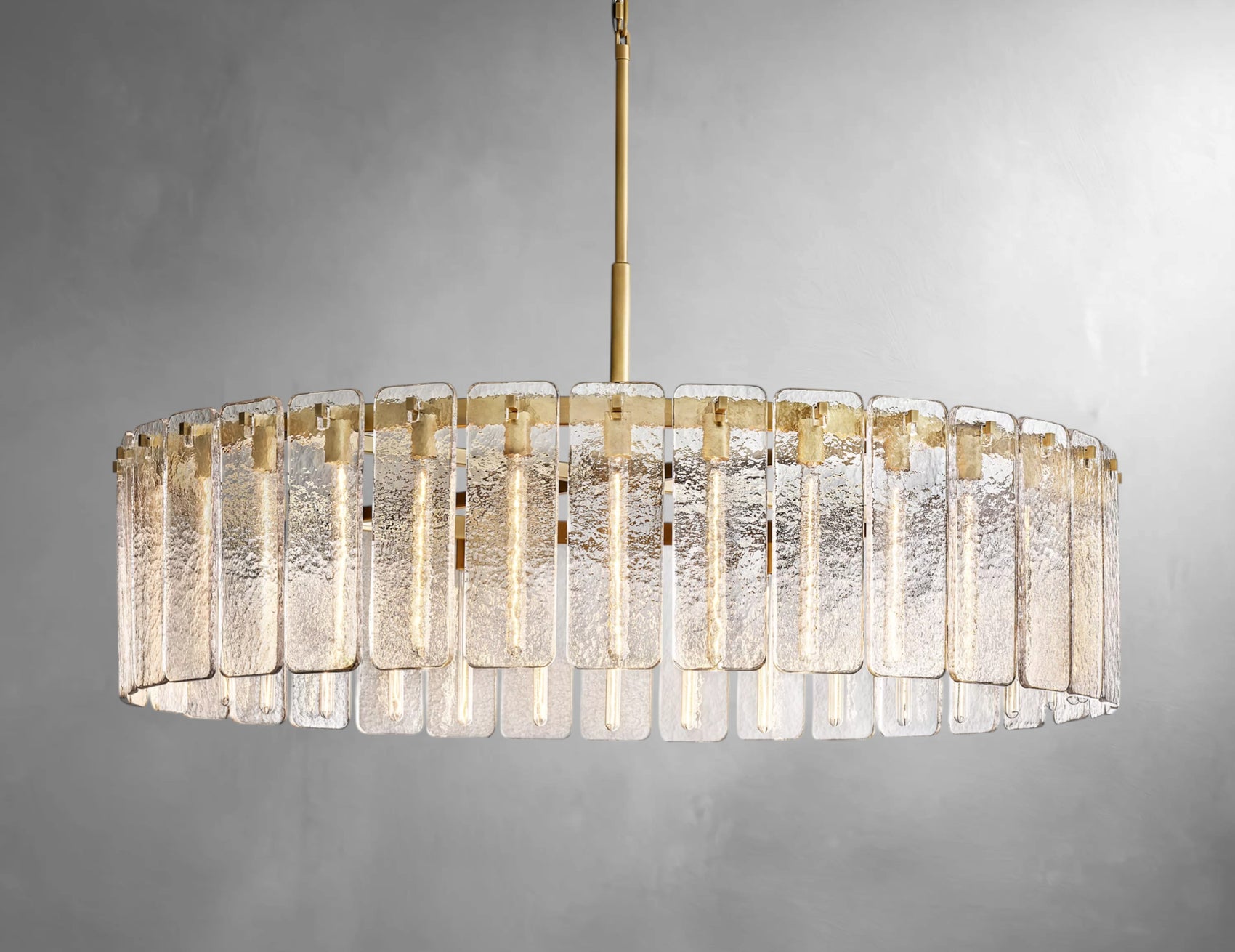 karamatte Glass Round Chandelier