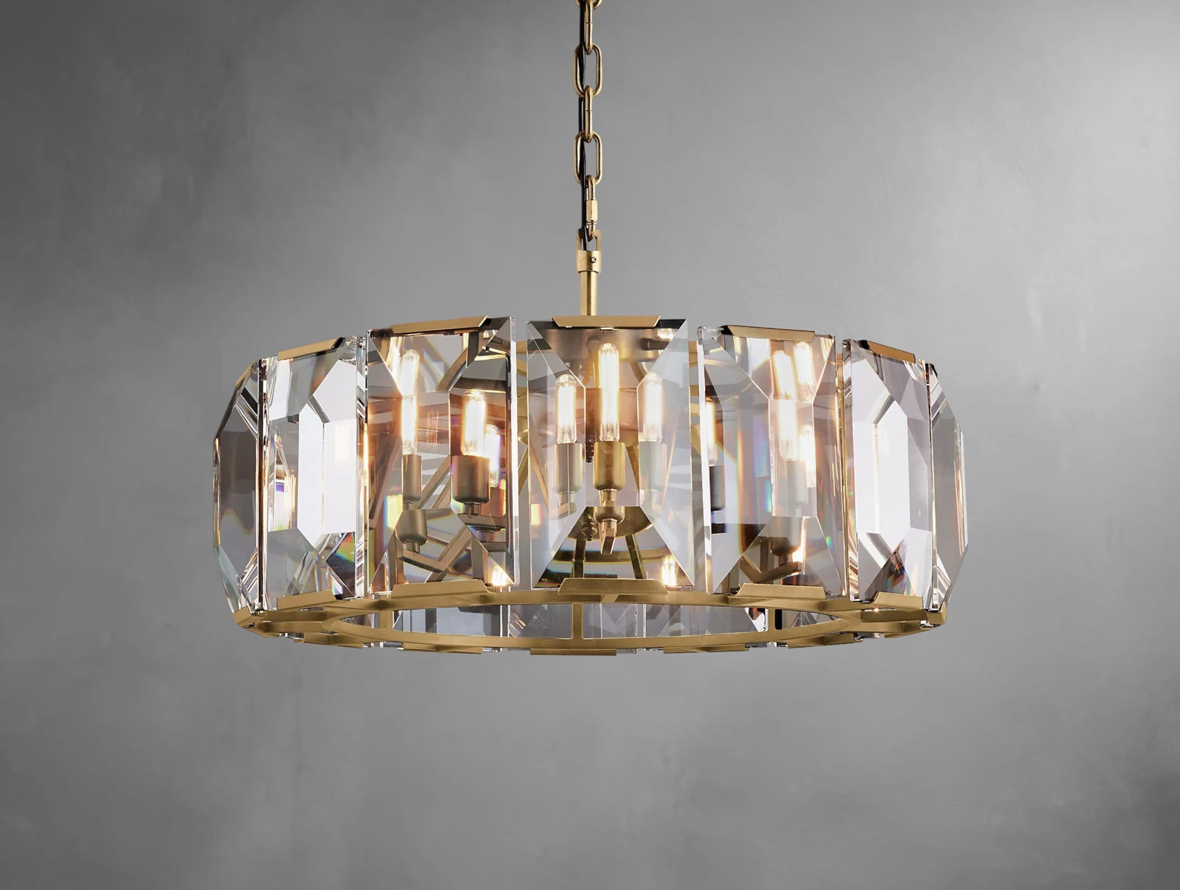 Halone Crystal Round Chandelier