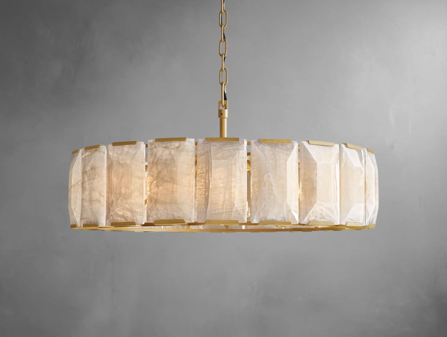 Halone Calcite Round Chandelier