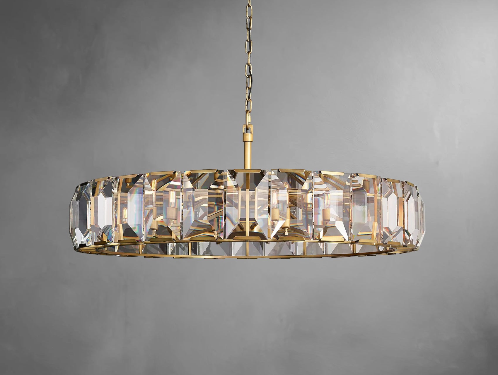 Halone Crystal Round Chandelier