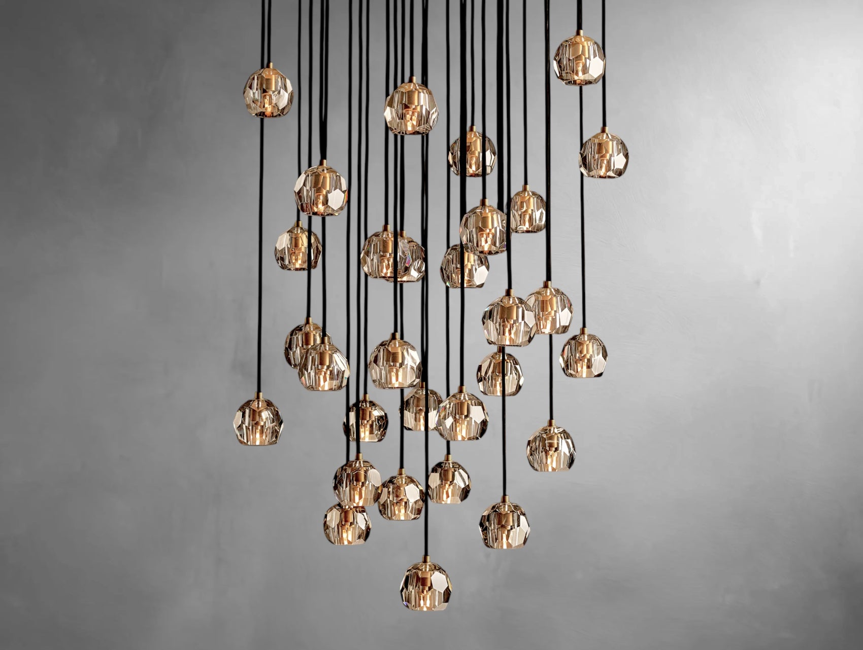 Orvane Crystal Drop Cluster Pendant
