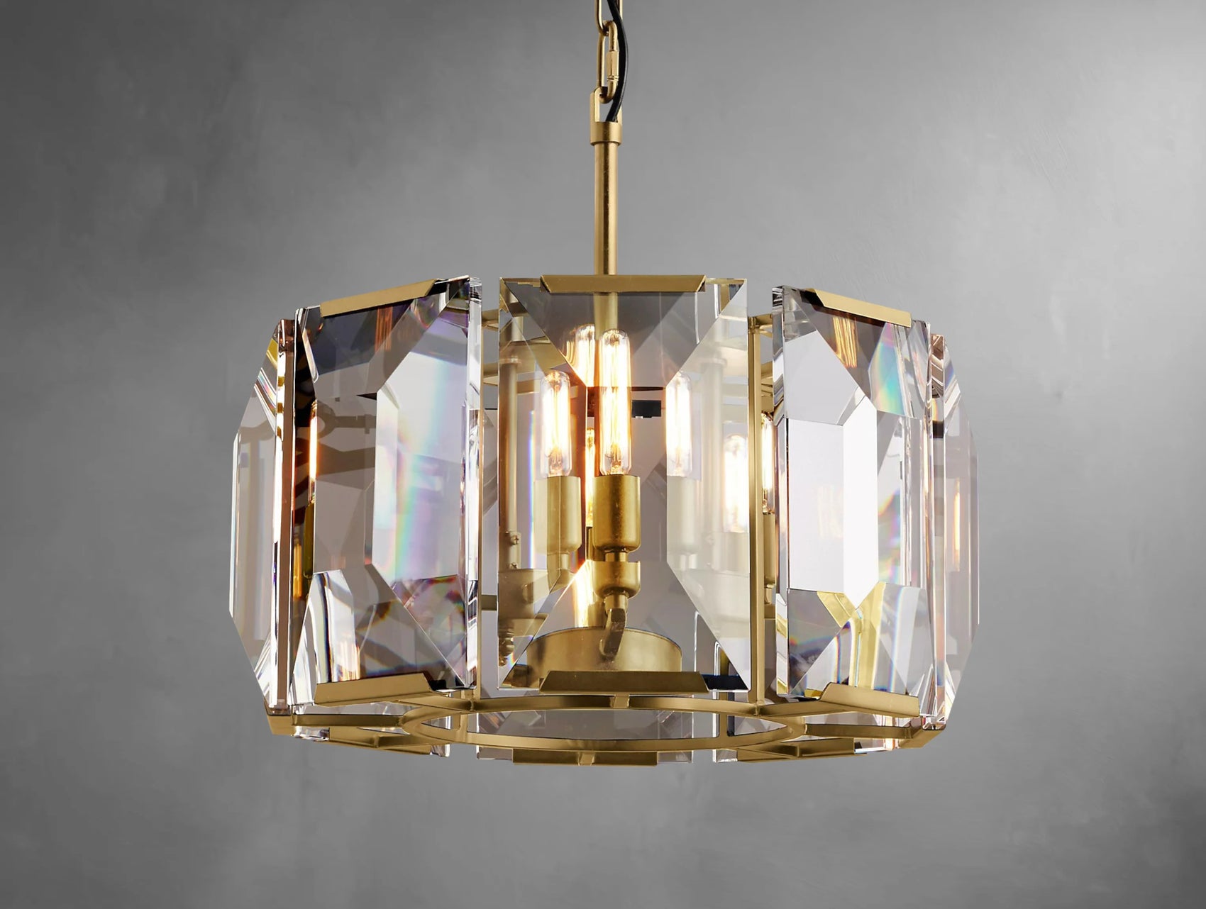 Halone Crystal Round Chandelier
