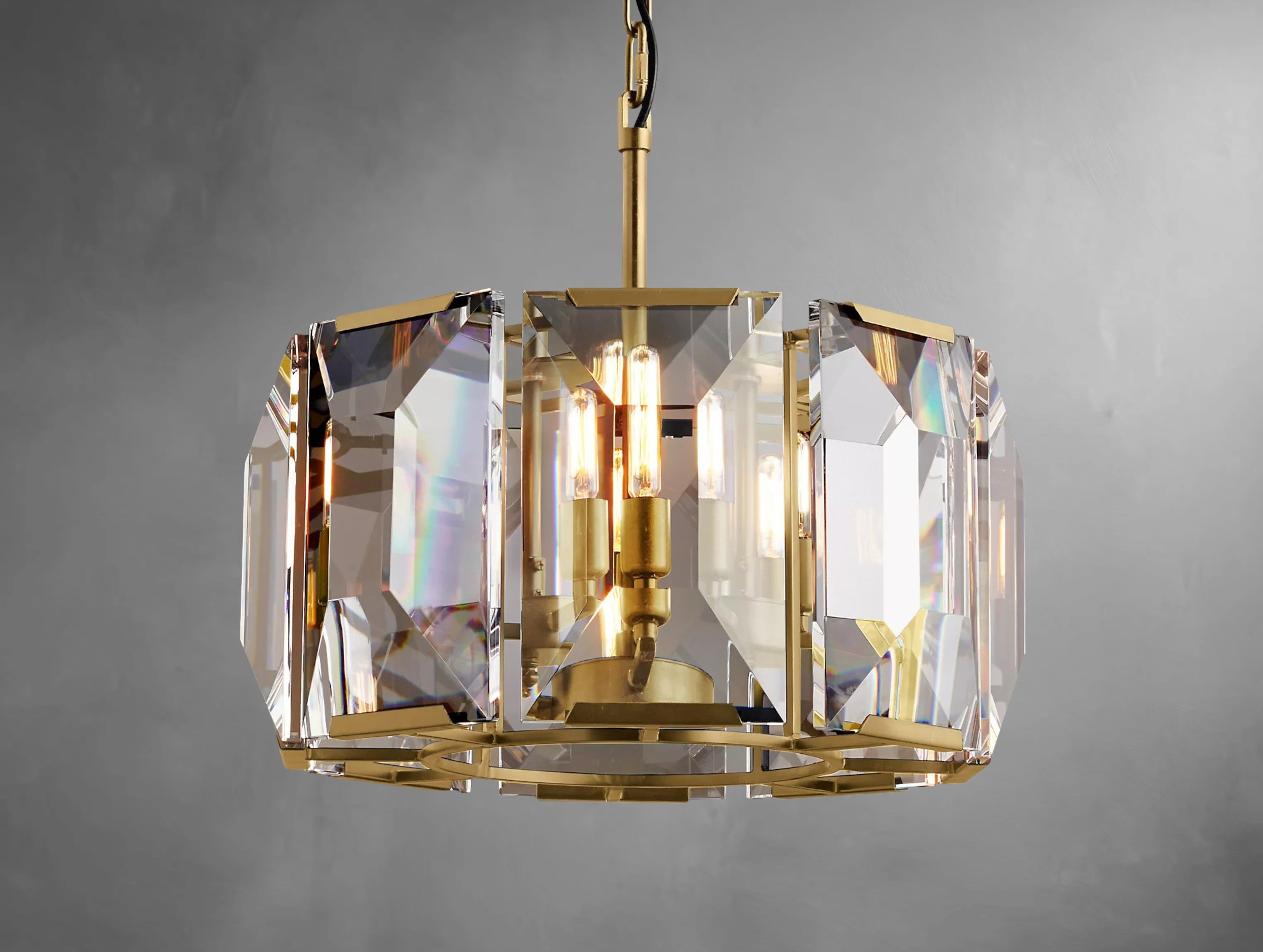 Halone Crystal Round Chandelier