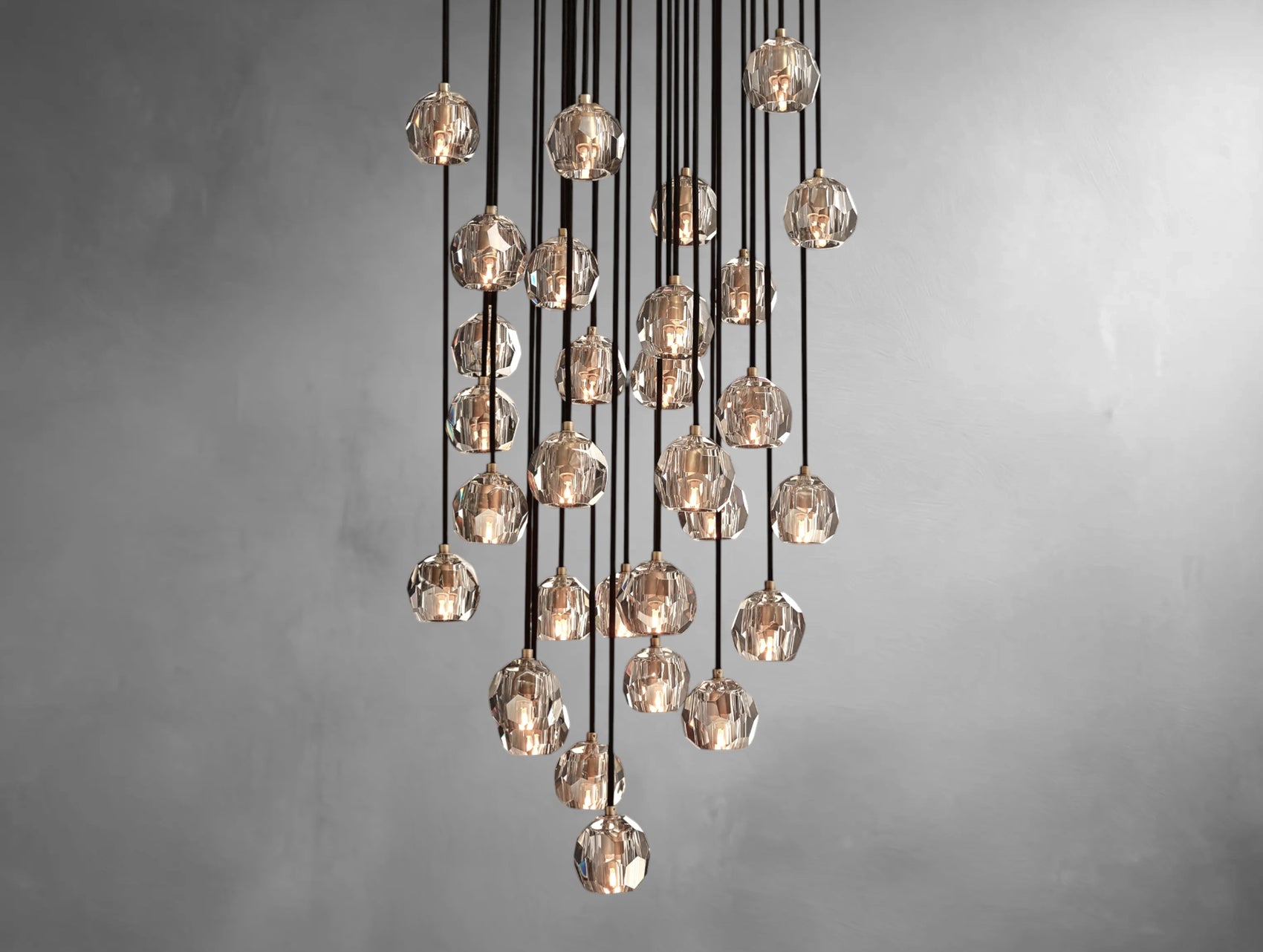 Orvane Crystal Drop Cluster Pendant