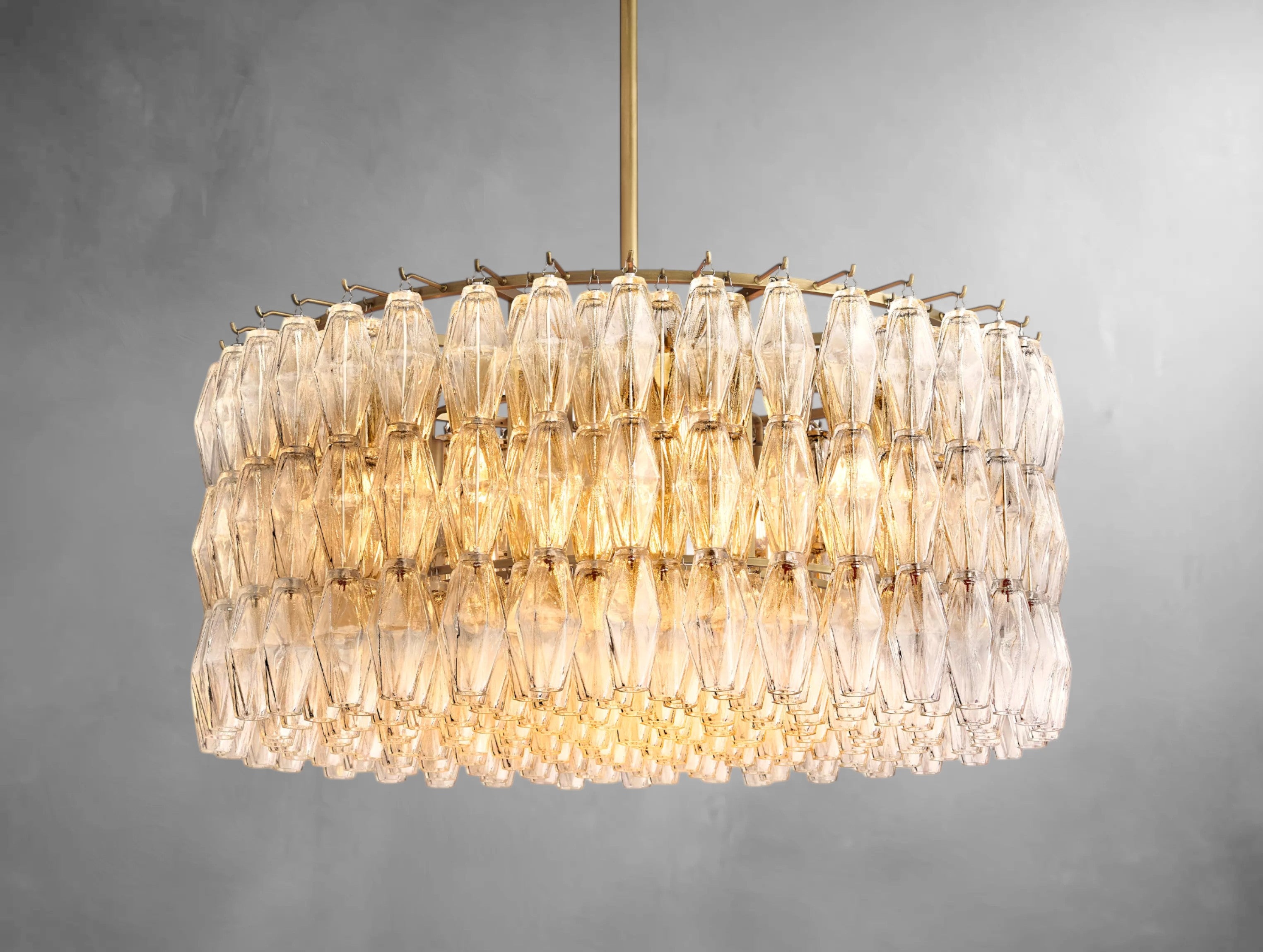 Chyara Clear Glass Round Chandelier