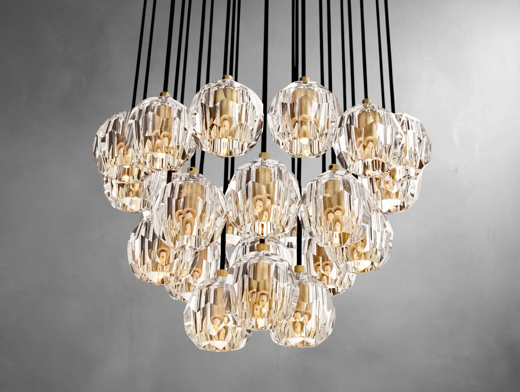 Orvane Crystal Drop Cluster Pendant