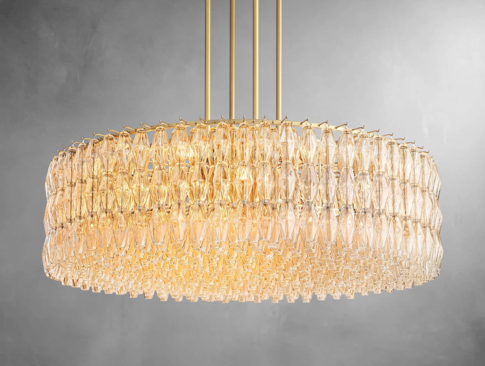 Chyara Clear Glass Round Chandelier