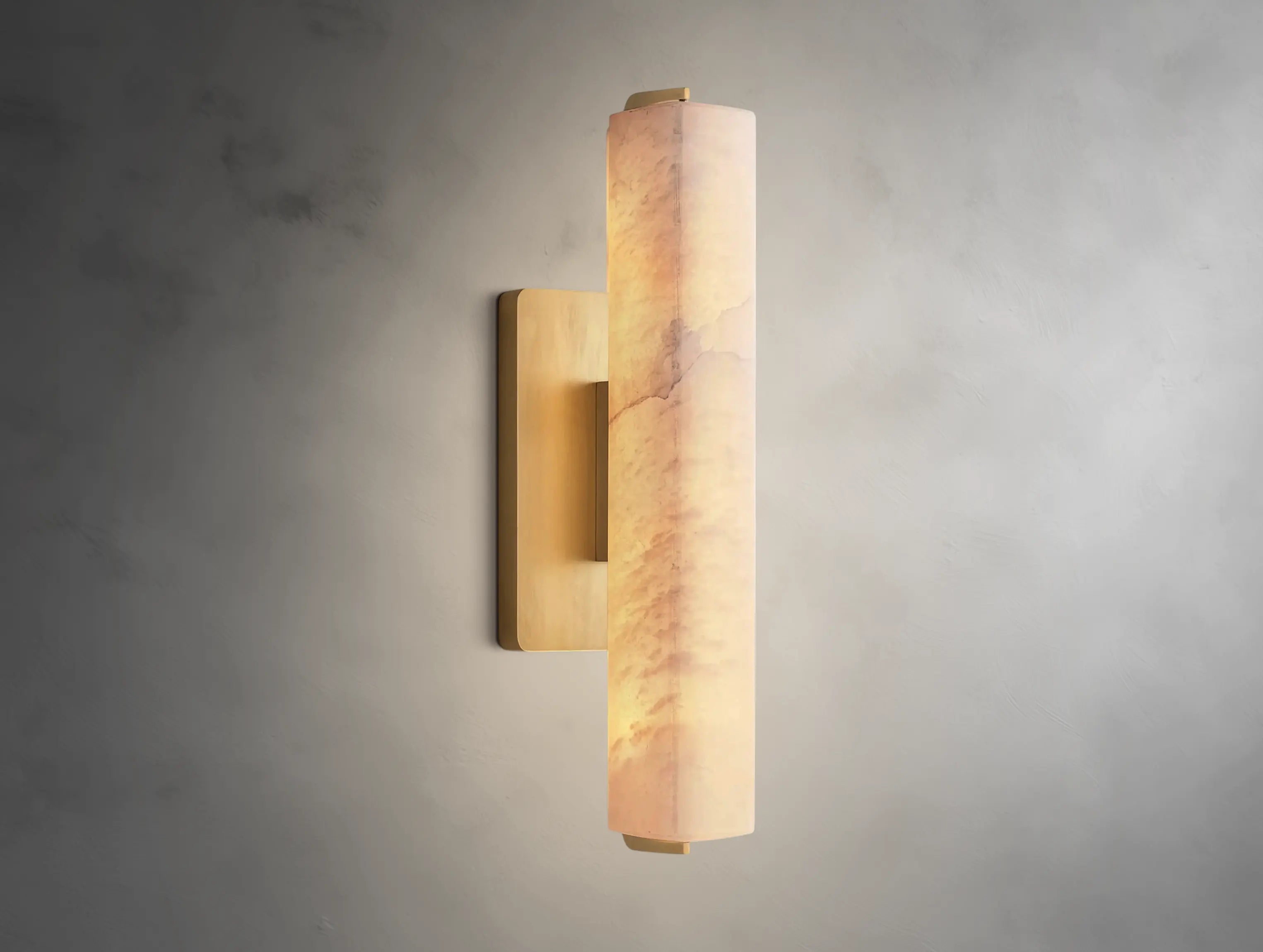 Virel Alabaster Single Sconce
