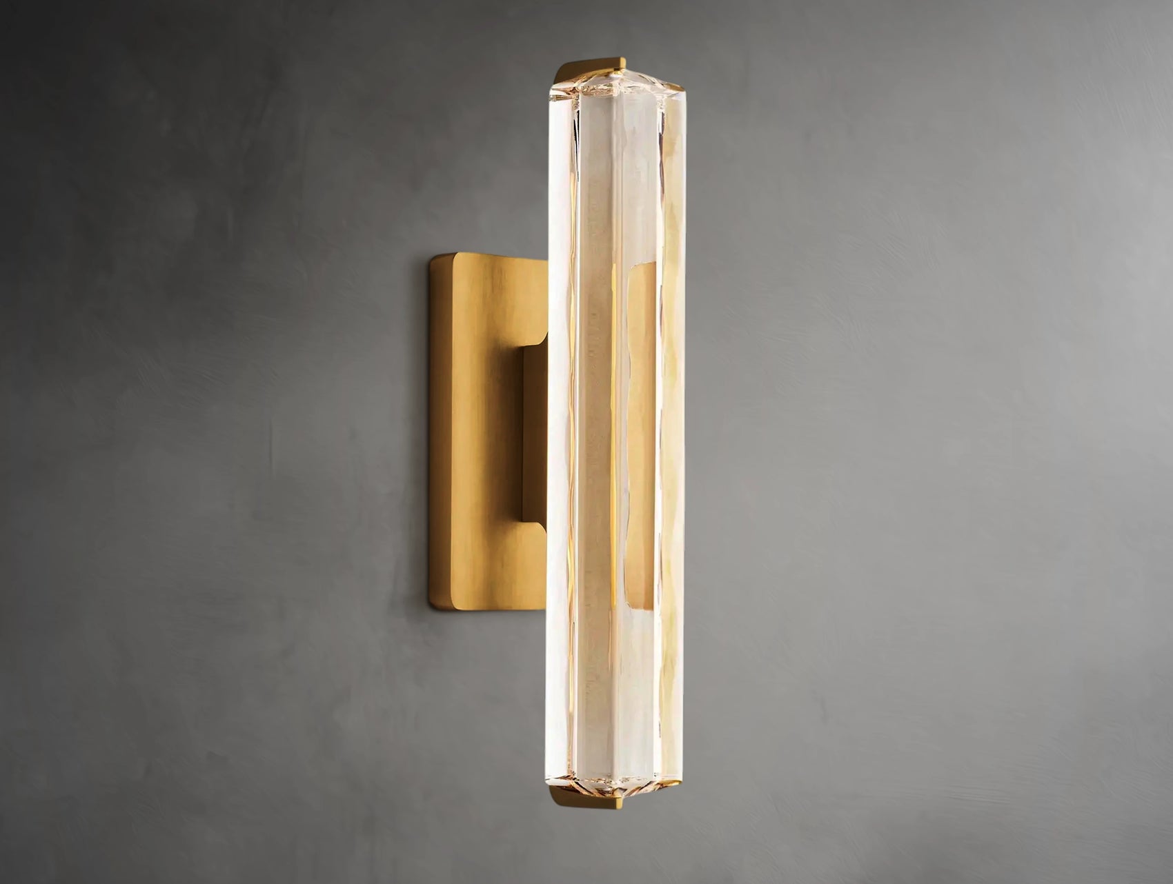 Vertical Crystal Sconce