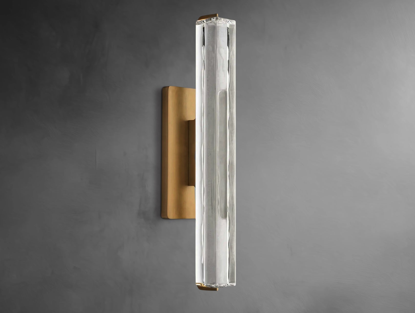 Vertical Crystal Sconce