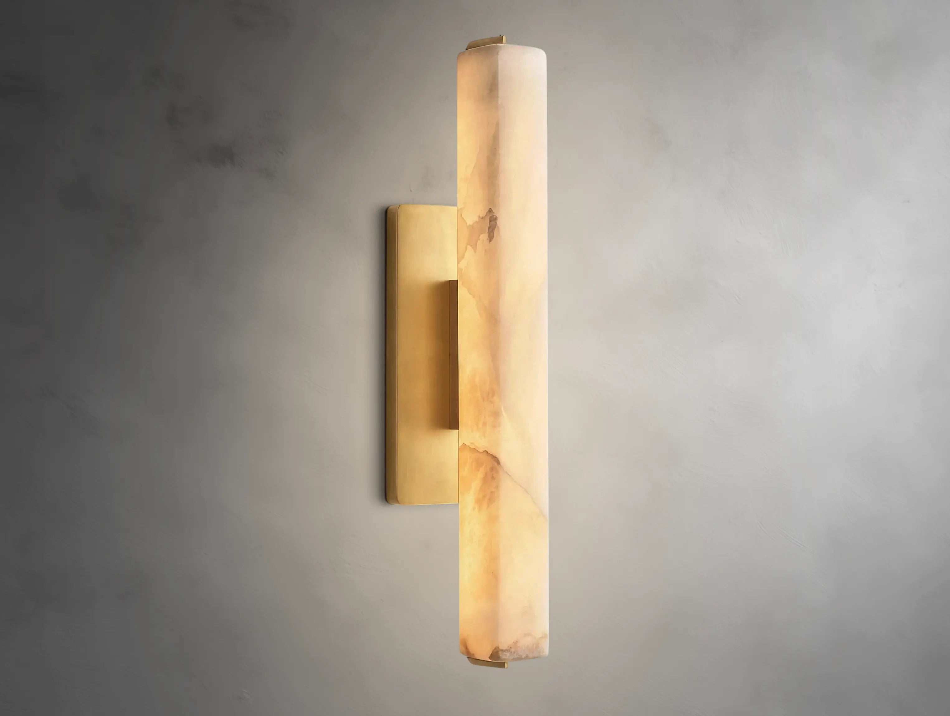 Virel Alabaster Single Sconce