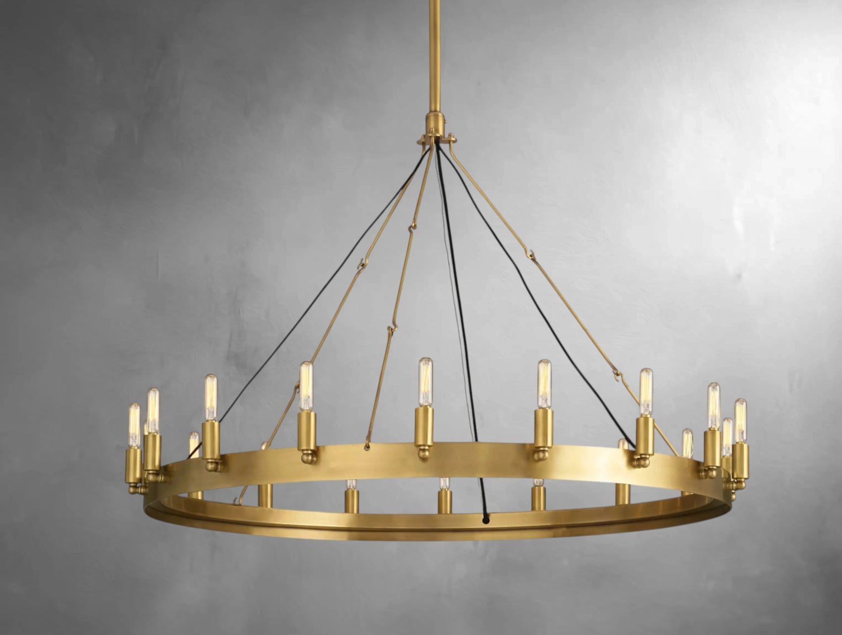 Kemion Vintage Filament Round Chandelier