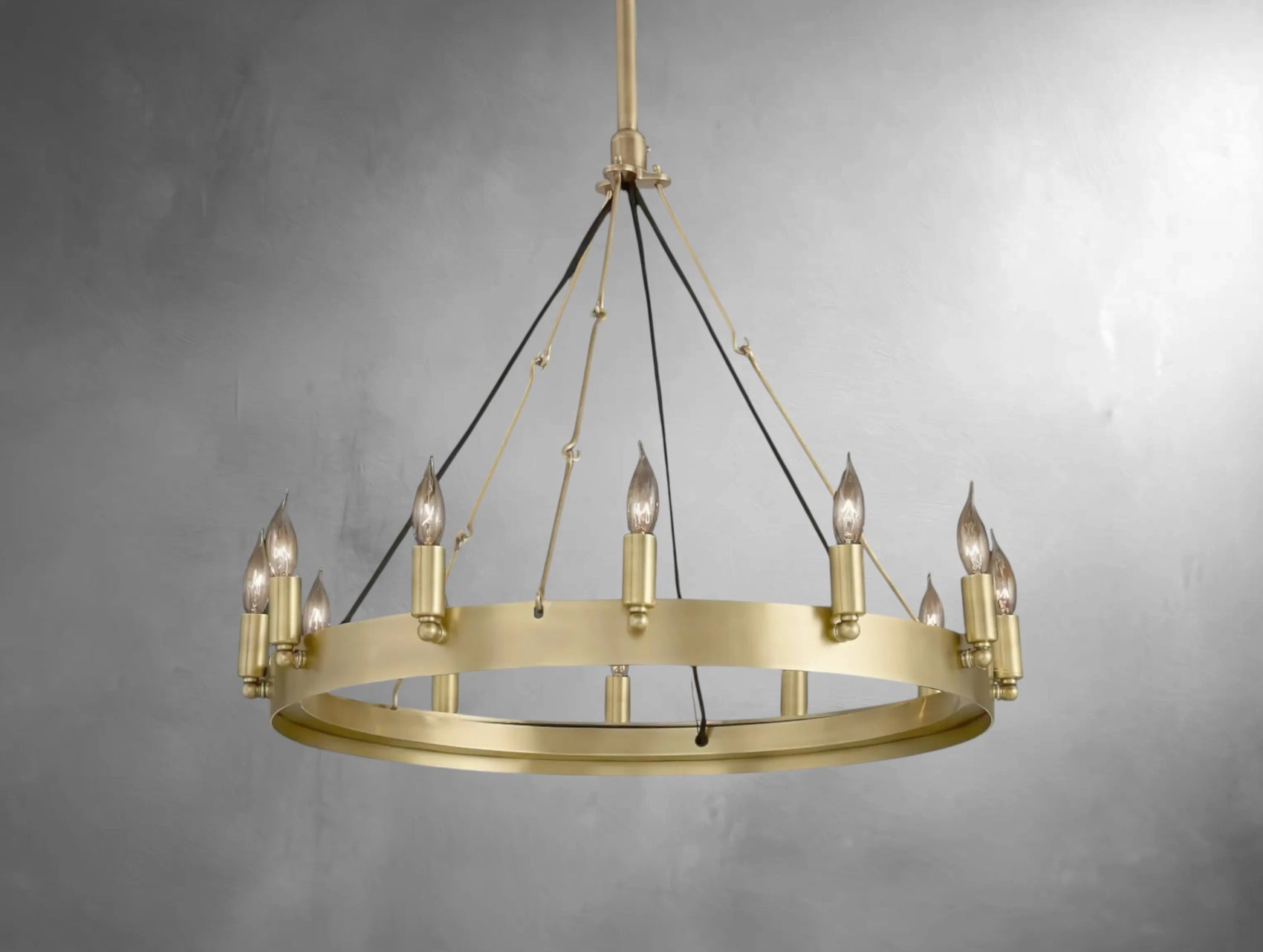 Kemion Vintage Filament Round Chandelier