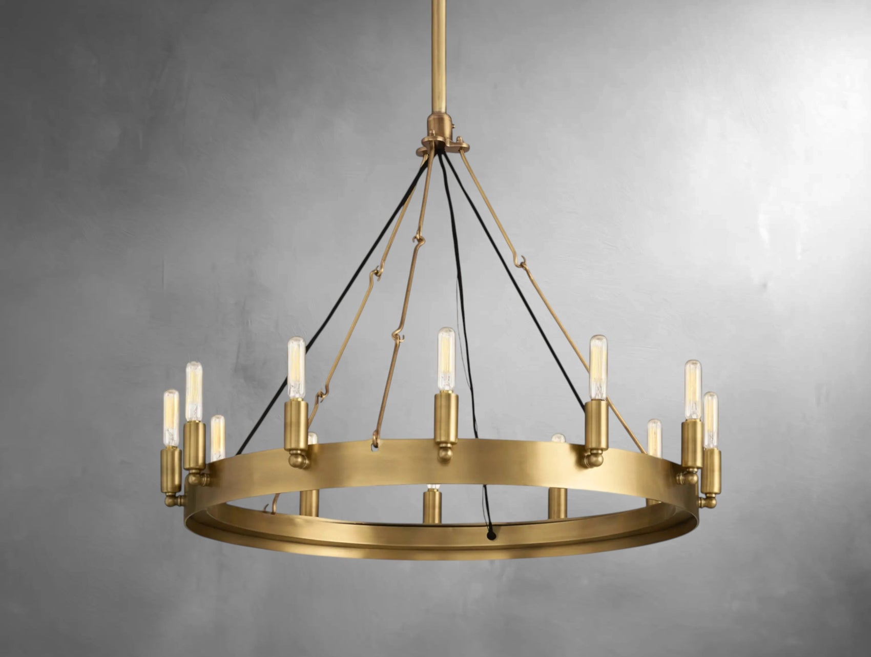 Kemion Vintage Filament Round Chandelier