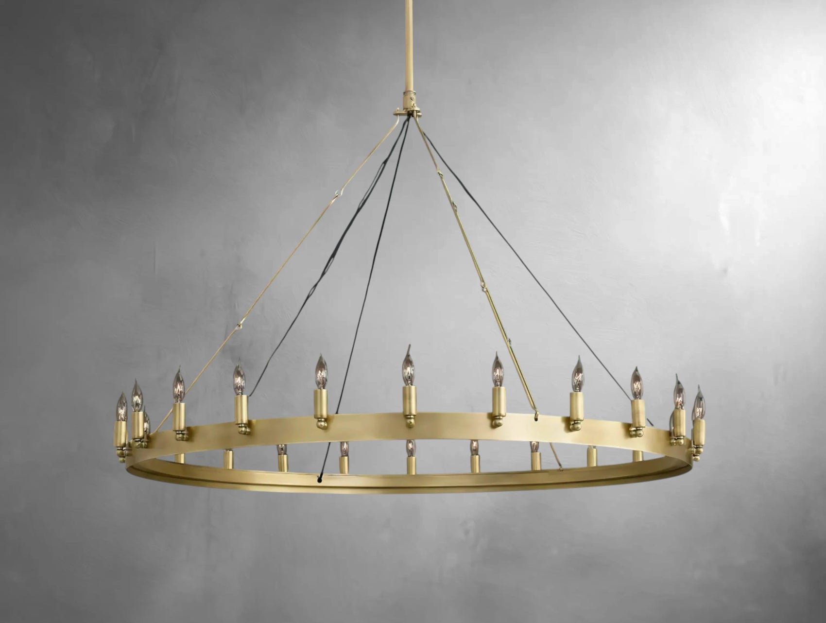 Kemion Vintage Filament Round Chandelier