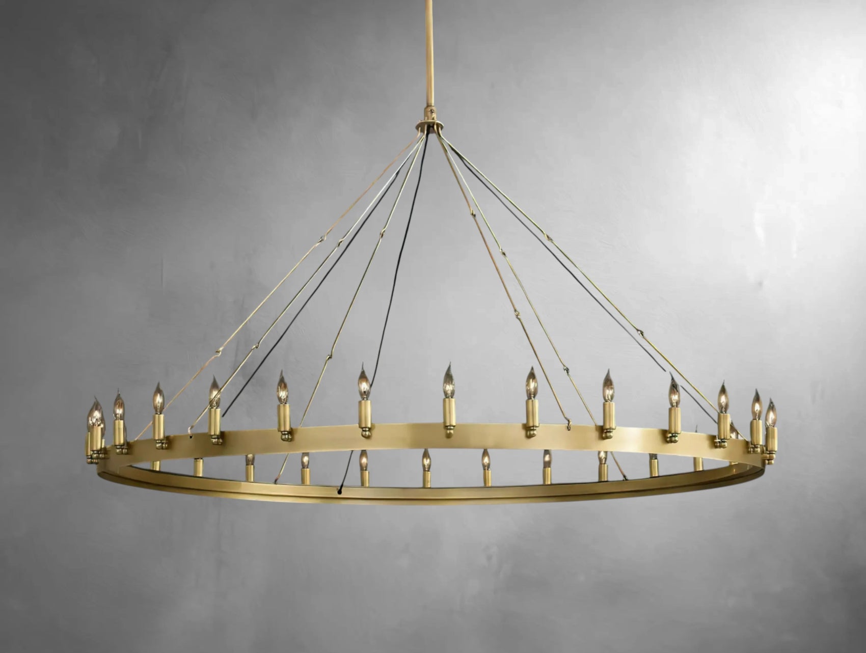 Kemion Vintage Filament Round Chandelier