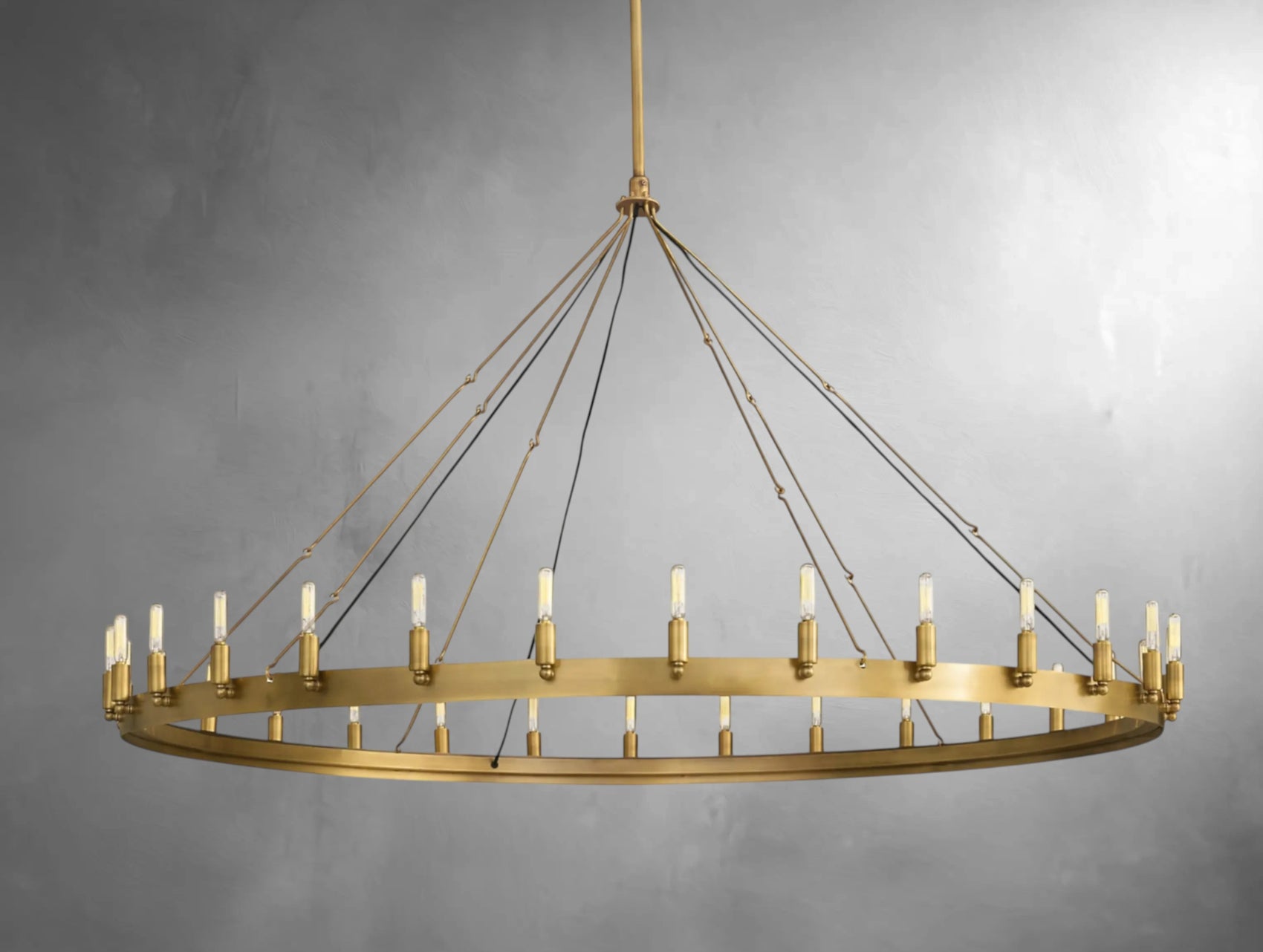 Kemion Vintage Filament Round Chandelier
