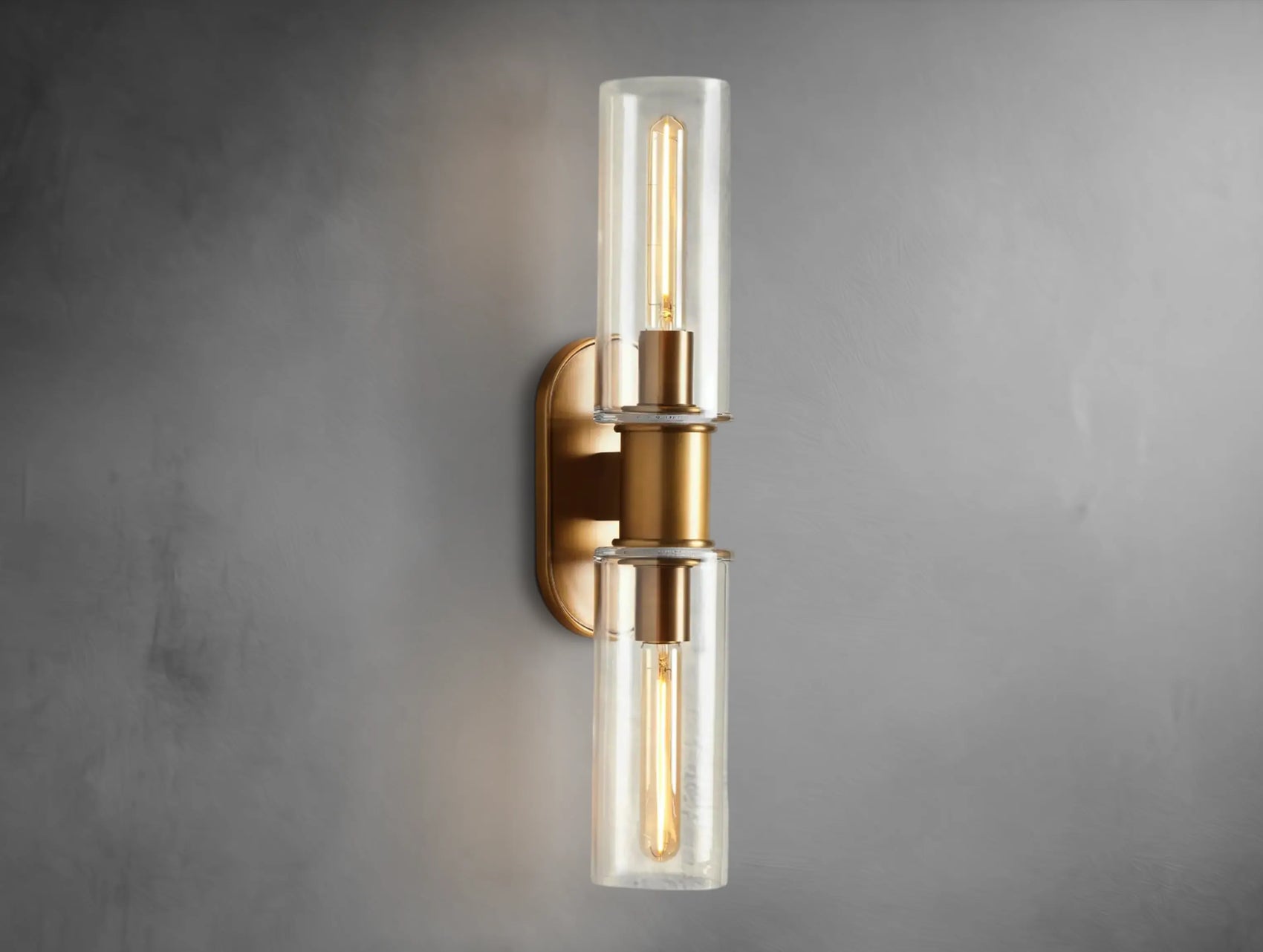 Harly Double Sconce in Clear
