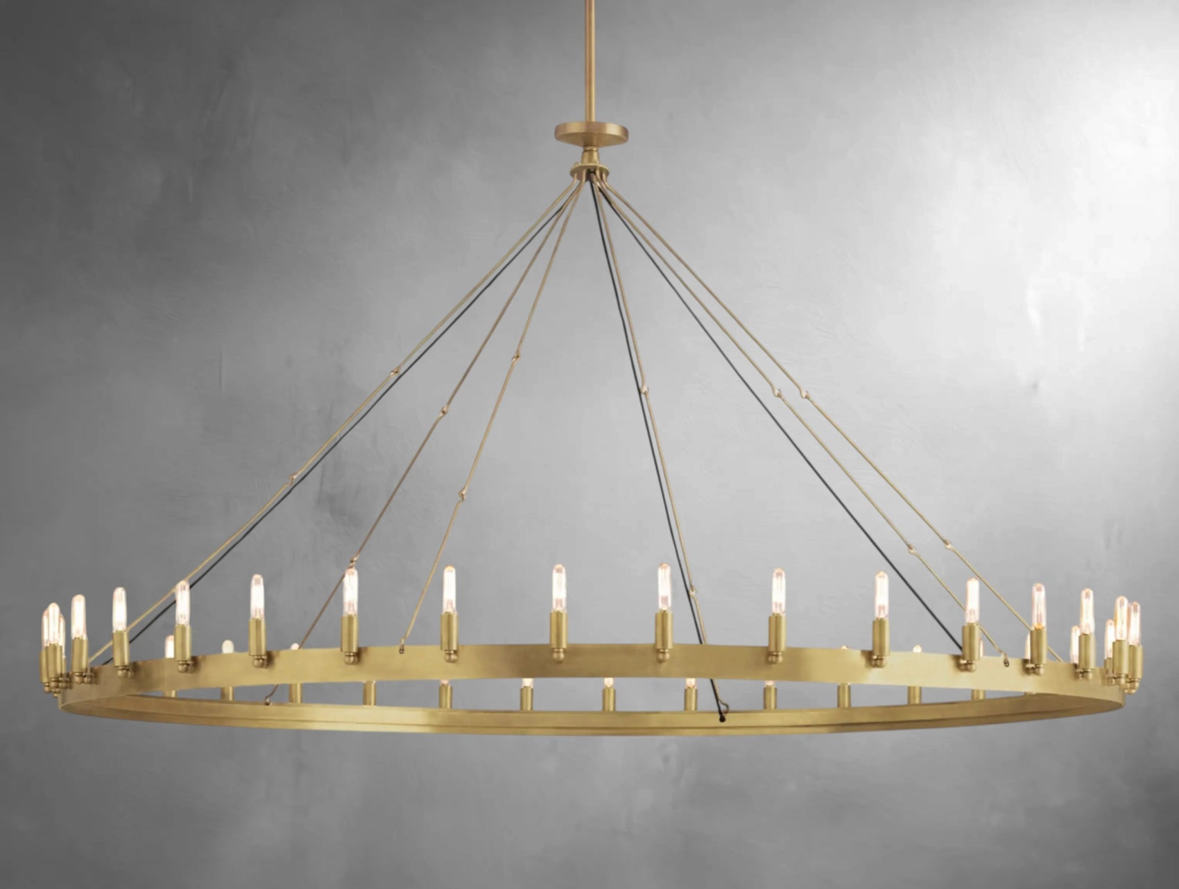 Kemion Vintage Filament Round Chandelier