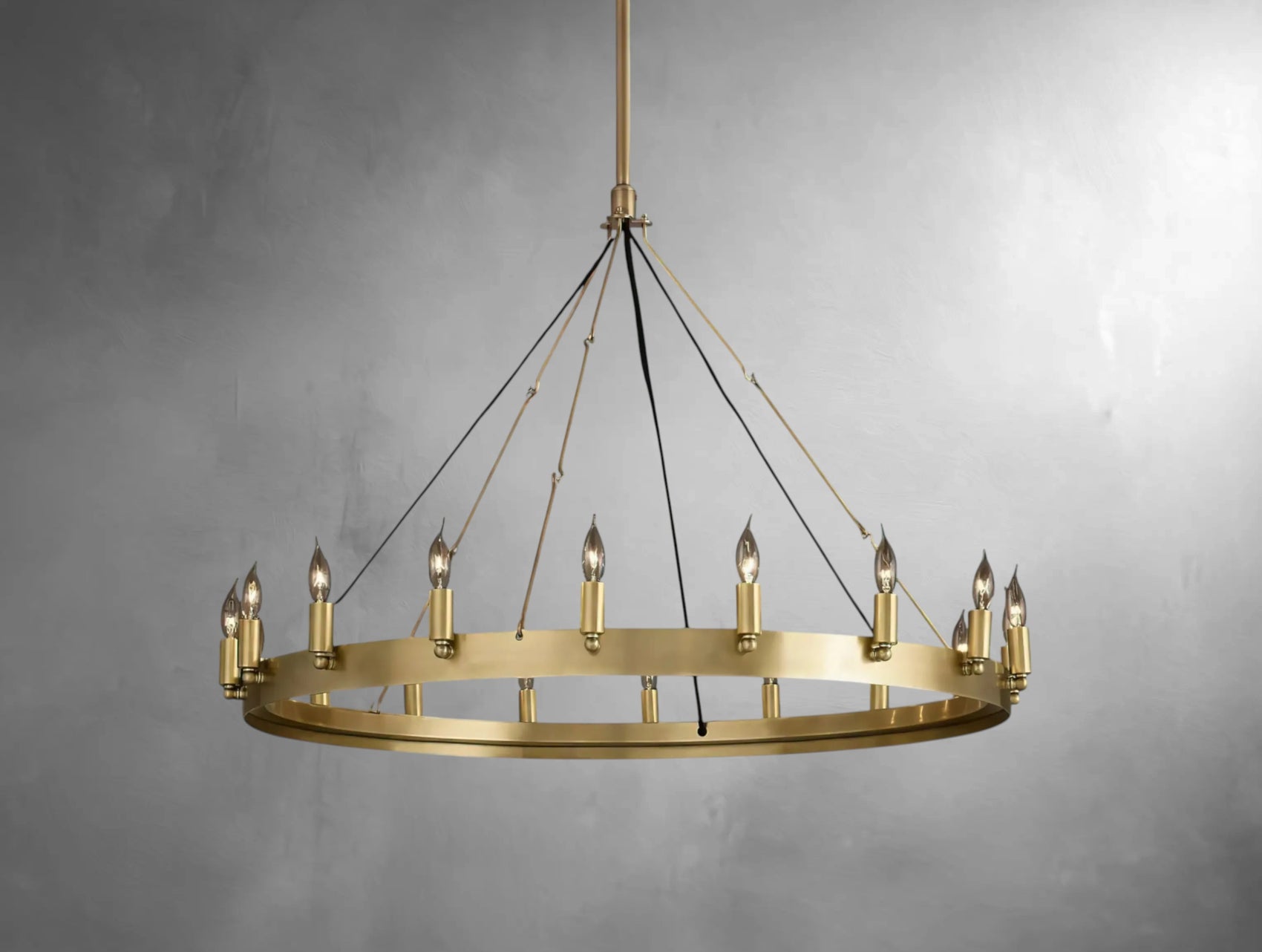 Kemion Vintage Filament Round Chandelier