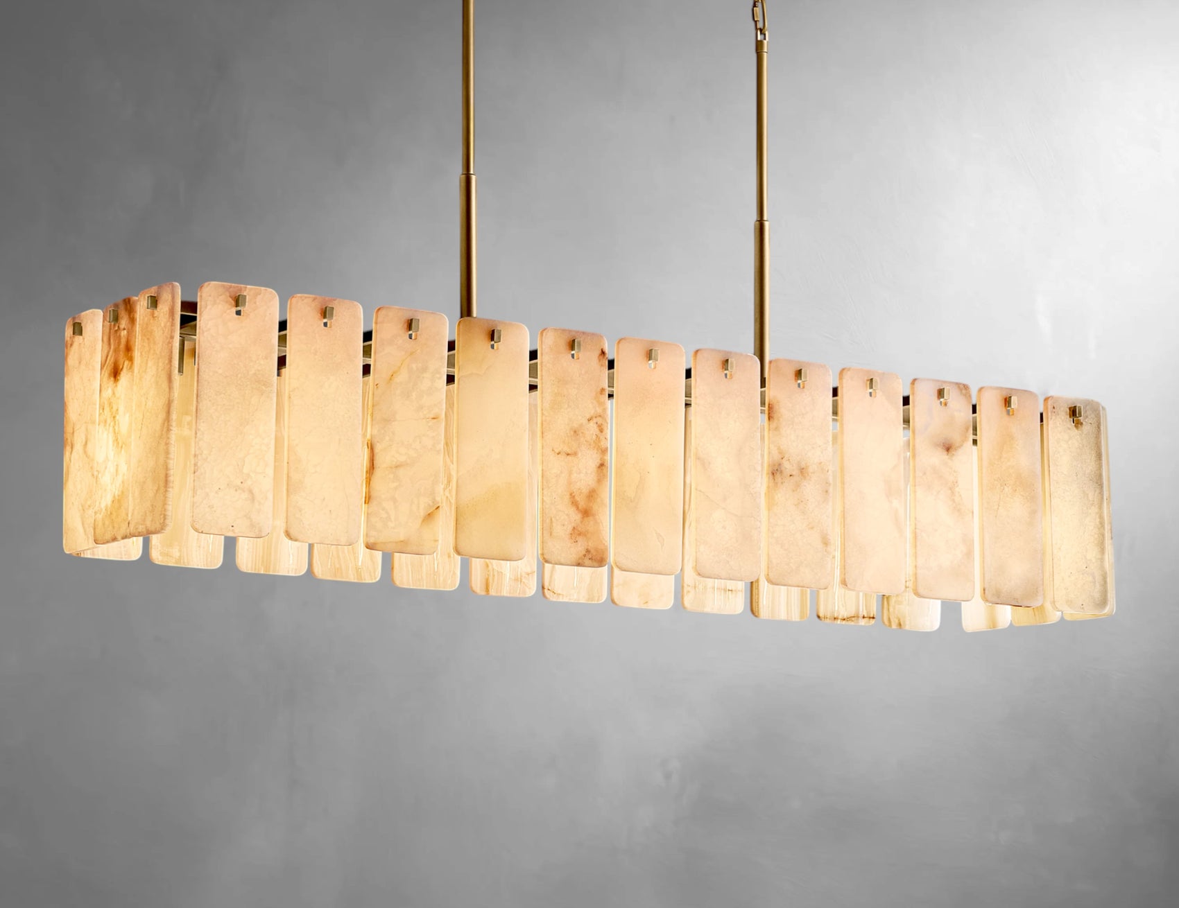karamatte Onyx Rectangular Chandelier