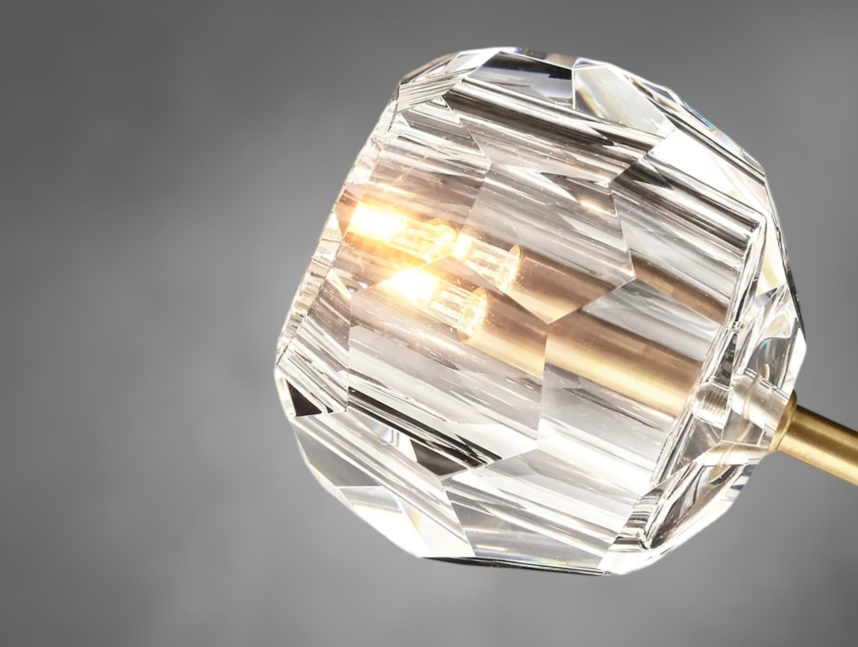 Faceted Crystal Rod Pendant