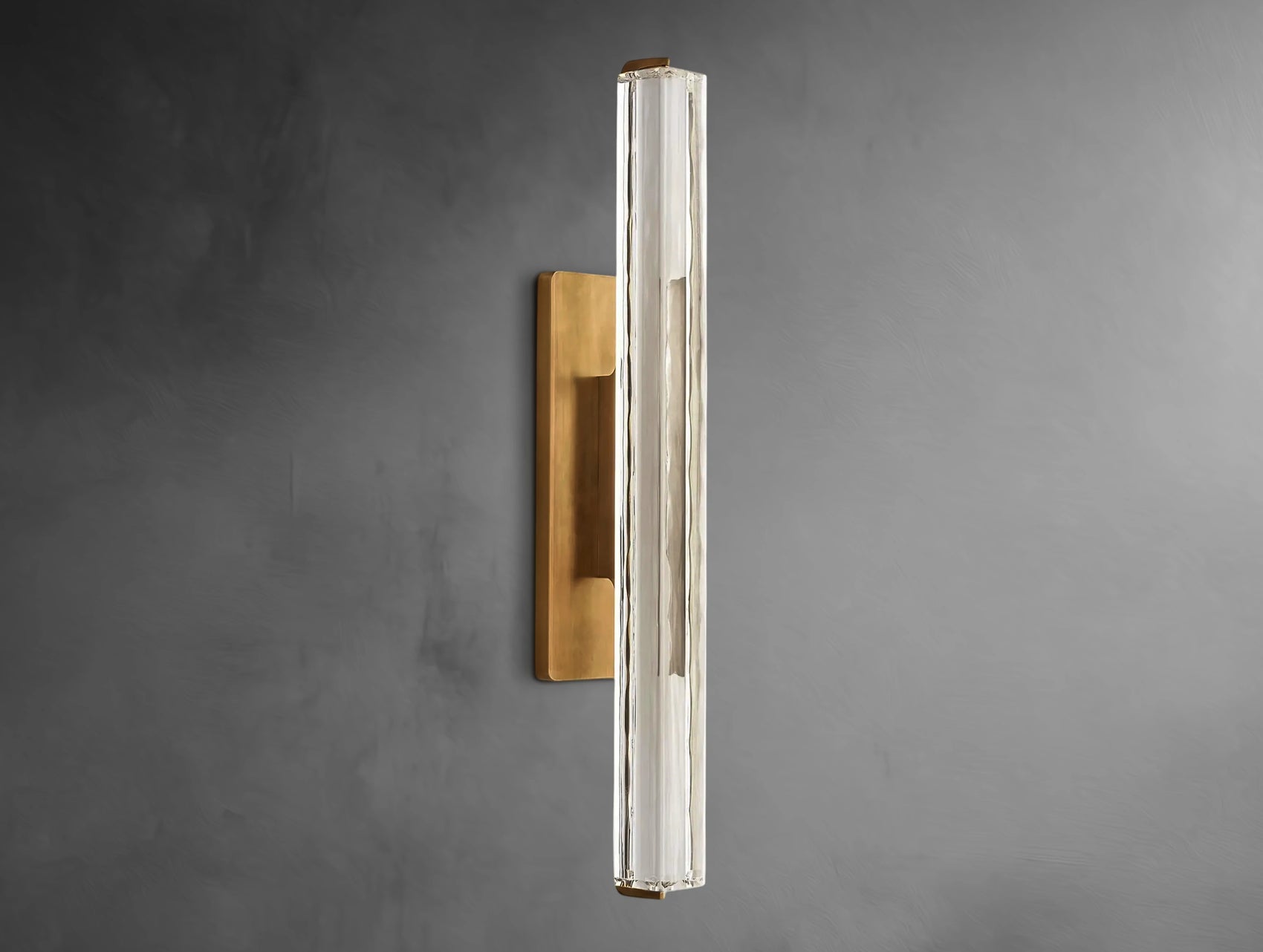 Vertical Crystal Sconce