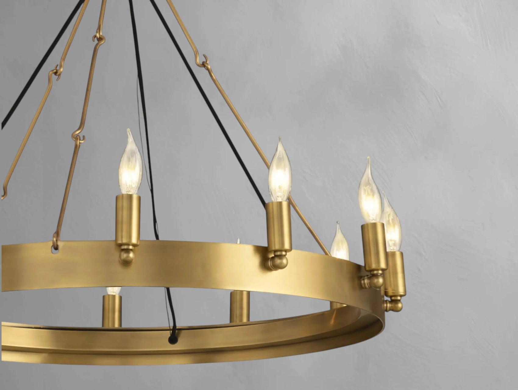 Kemion Vintage Filament Round Chandelier