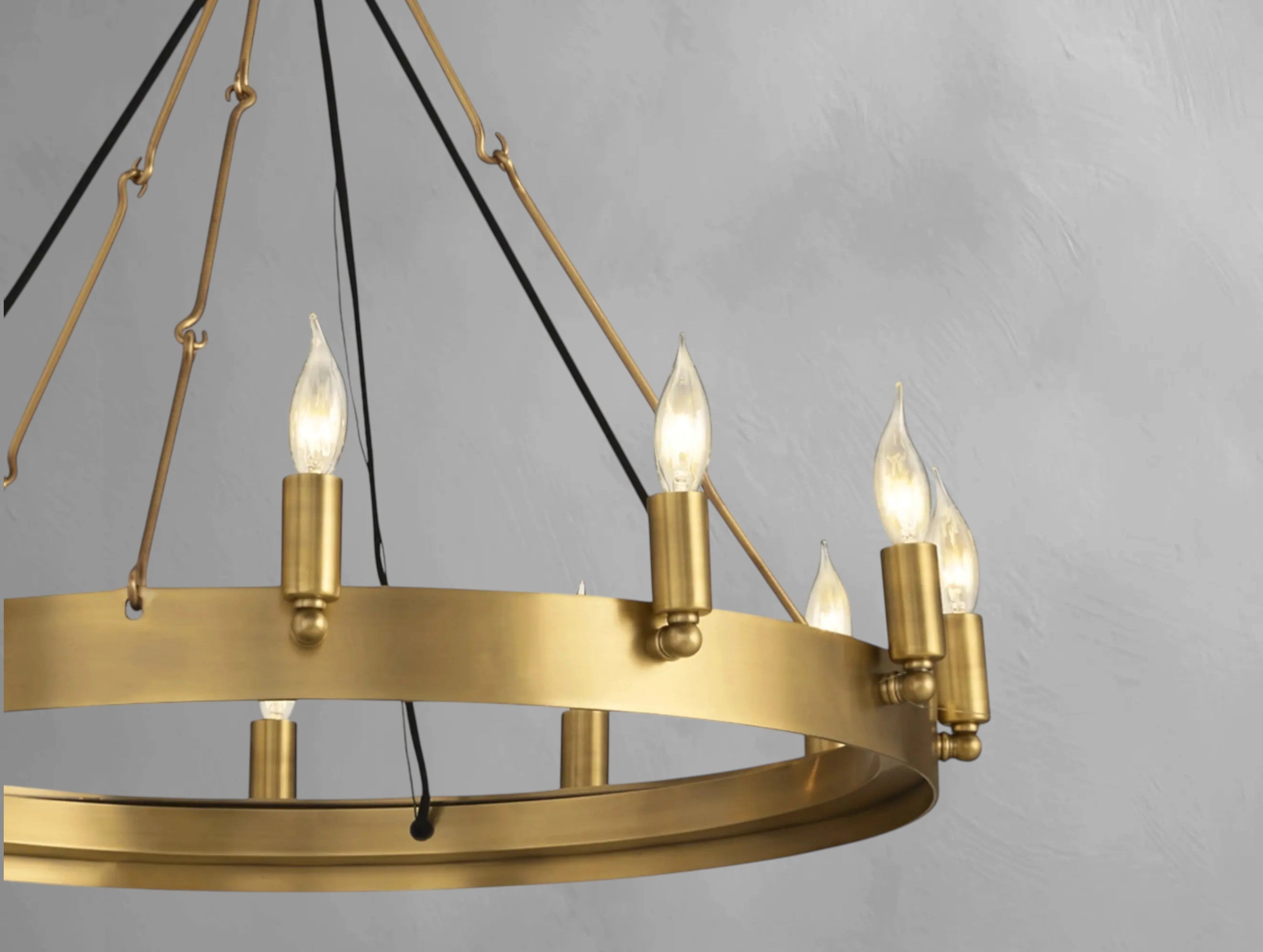 Kemion Vintage Filament Round Chandelier