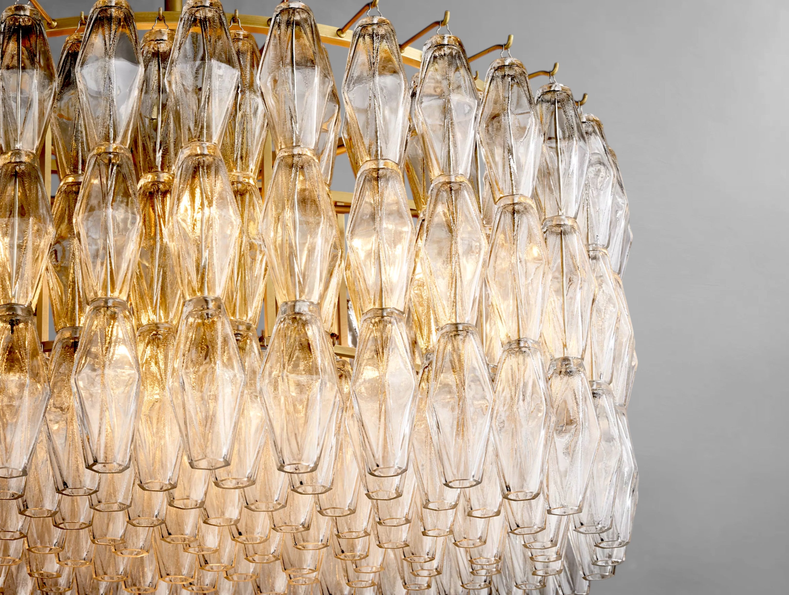 Chyara Clear Glass Round Chandelier