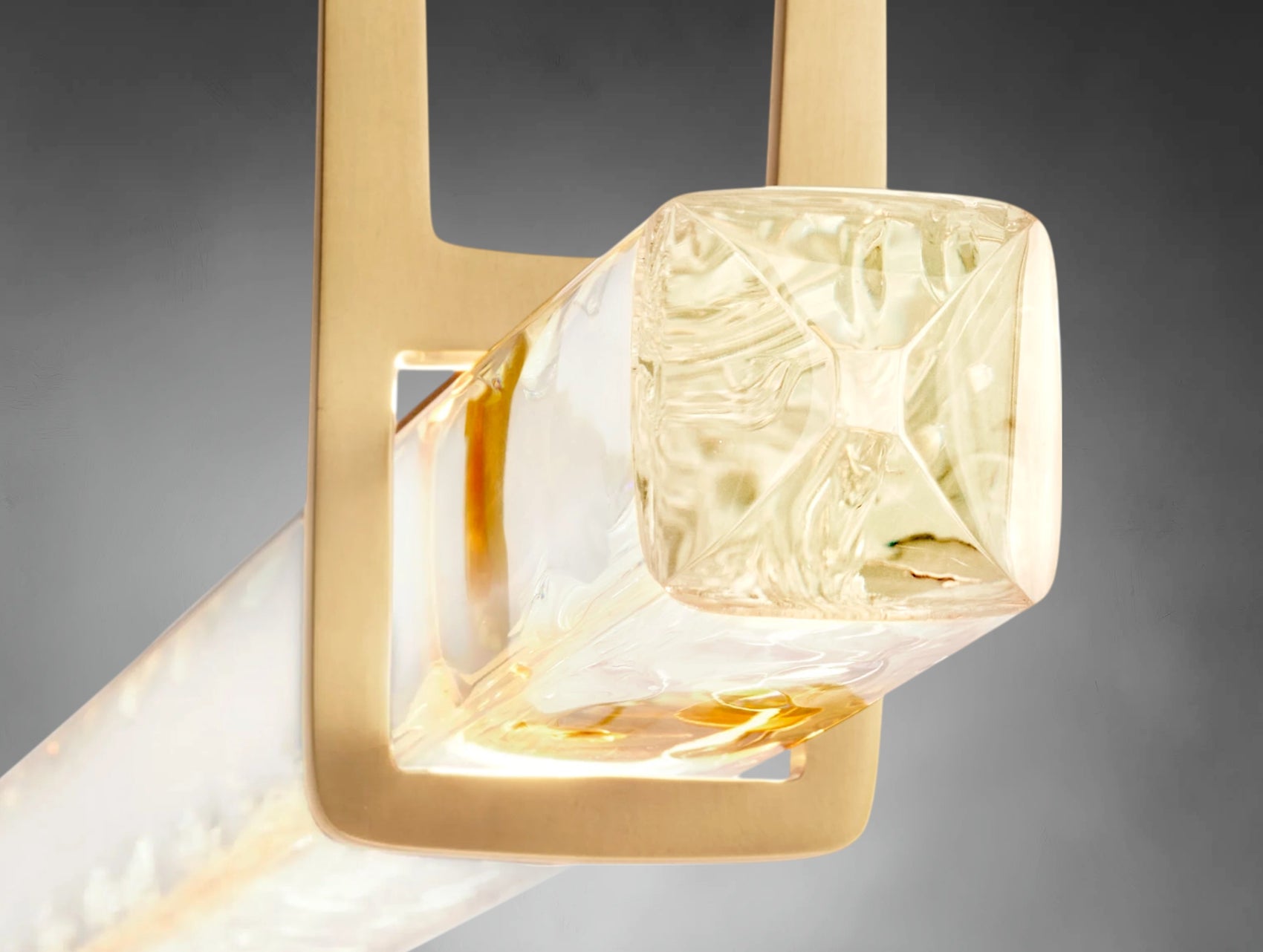 Avenor Crystal Single Bar Linear Chandelier
