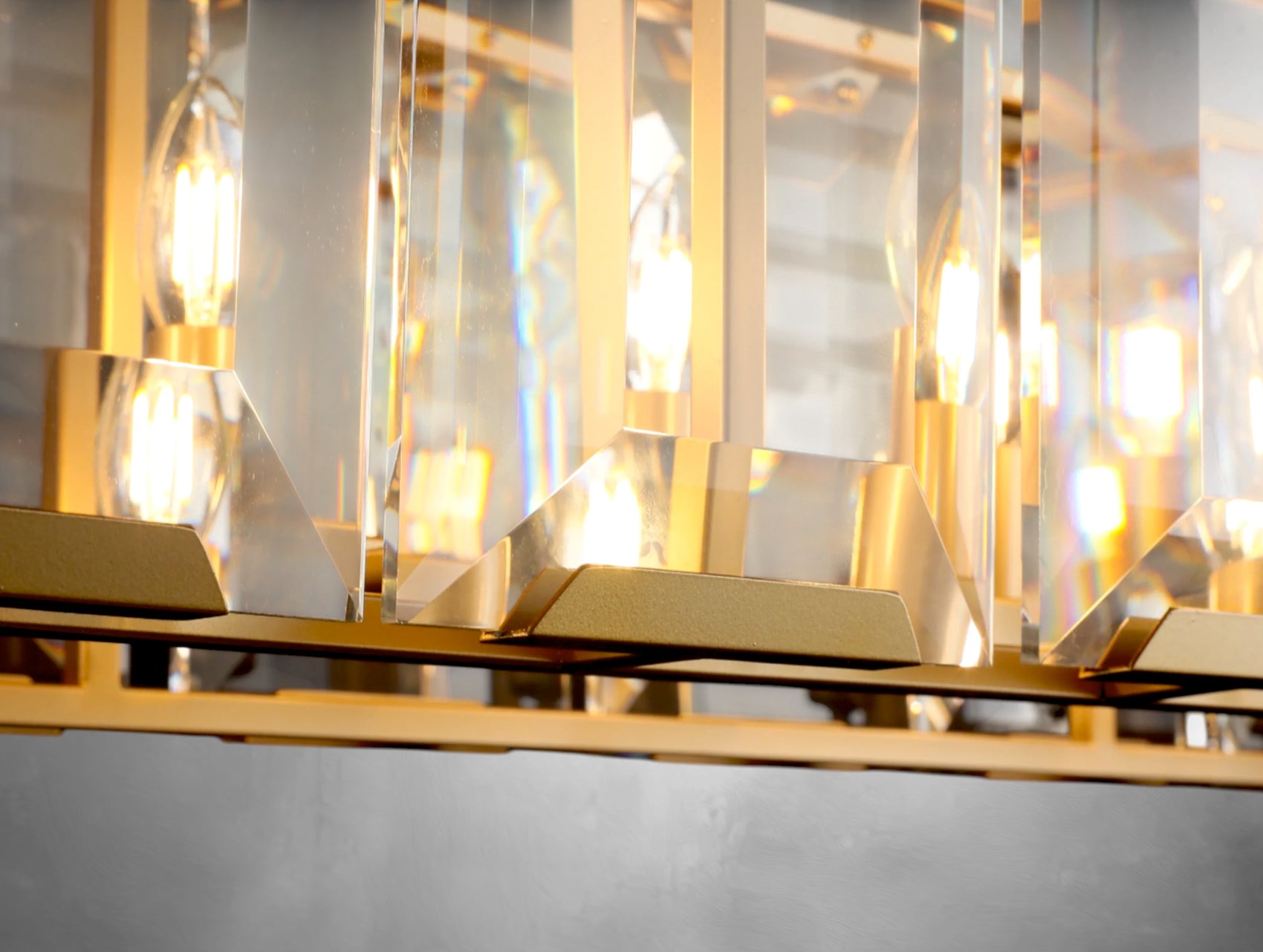 Halone Crystal Rectangular Chandelier