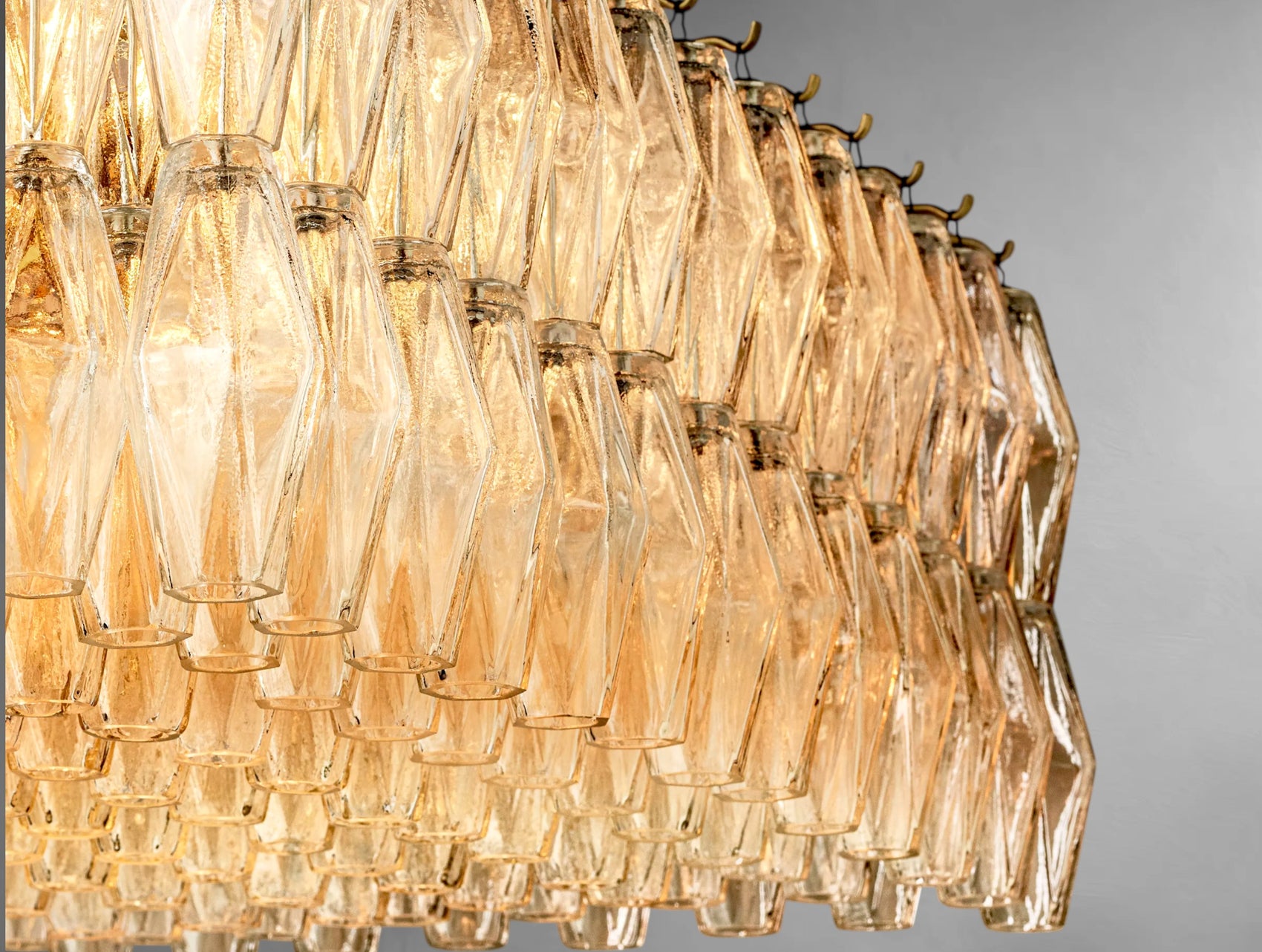 Chyara Clear Glass Rectangular Chandelier