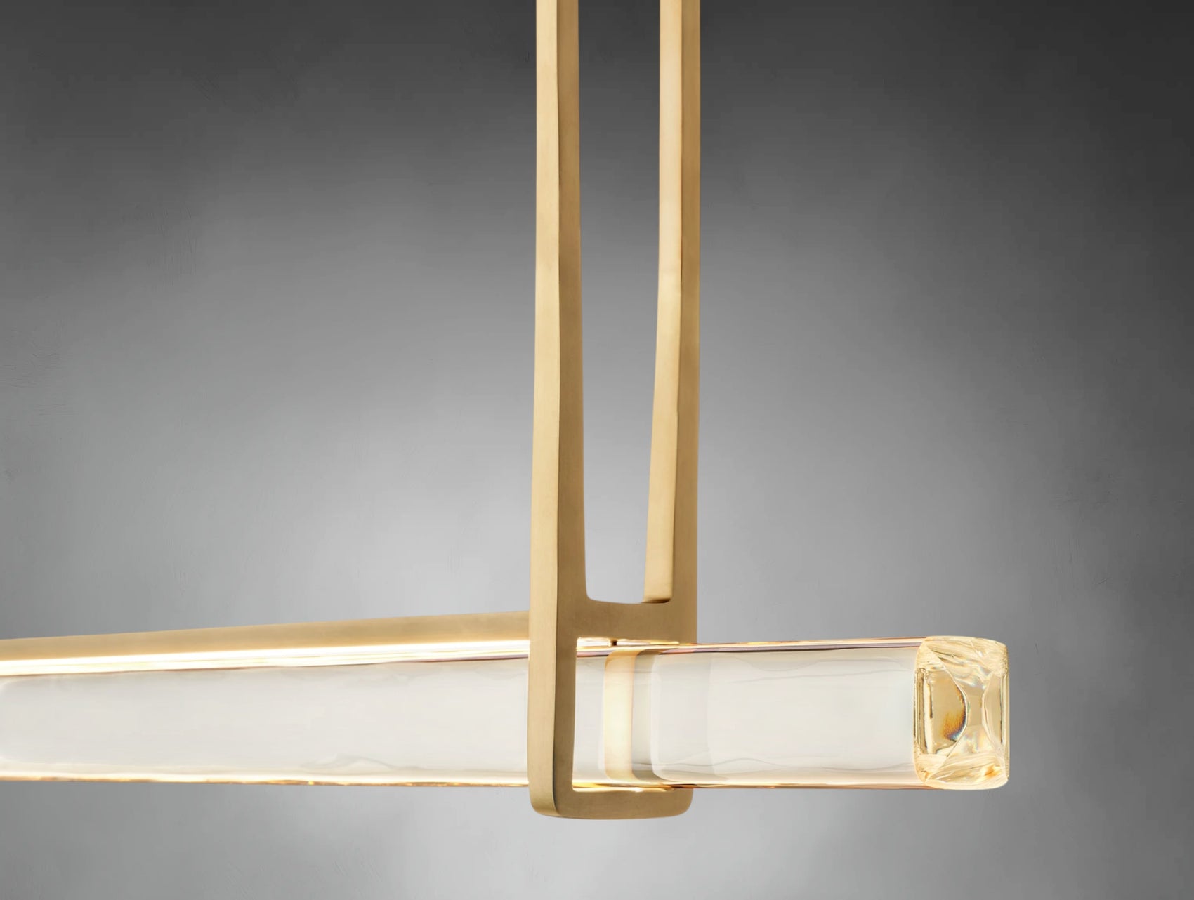 Avenor Crystal Single Bar Linear Chandelier