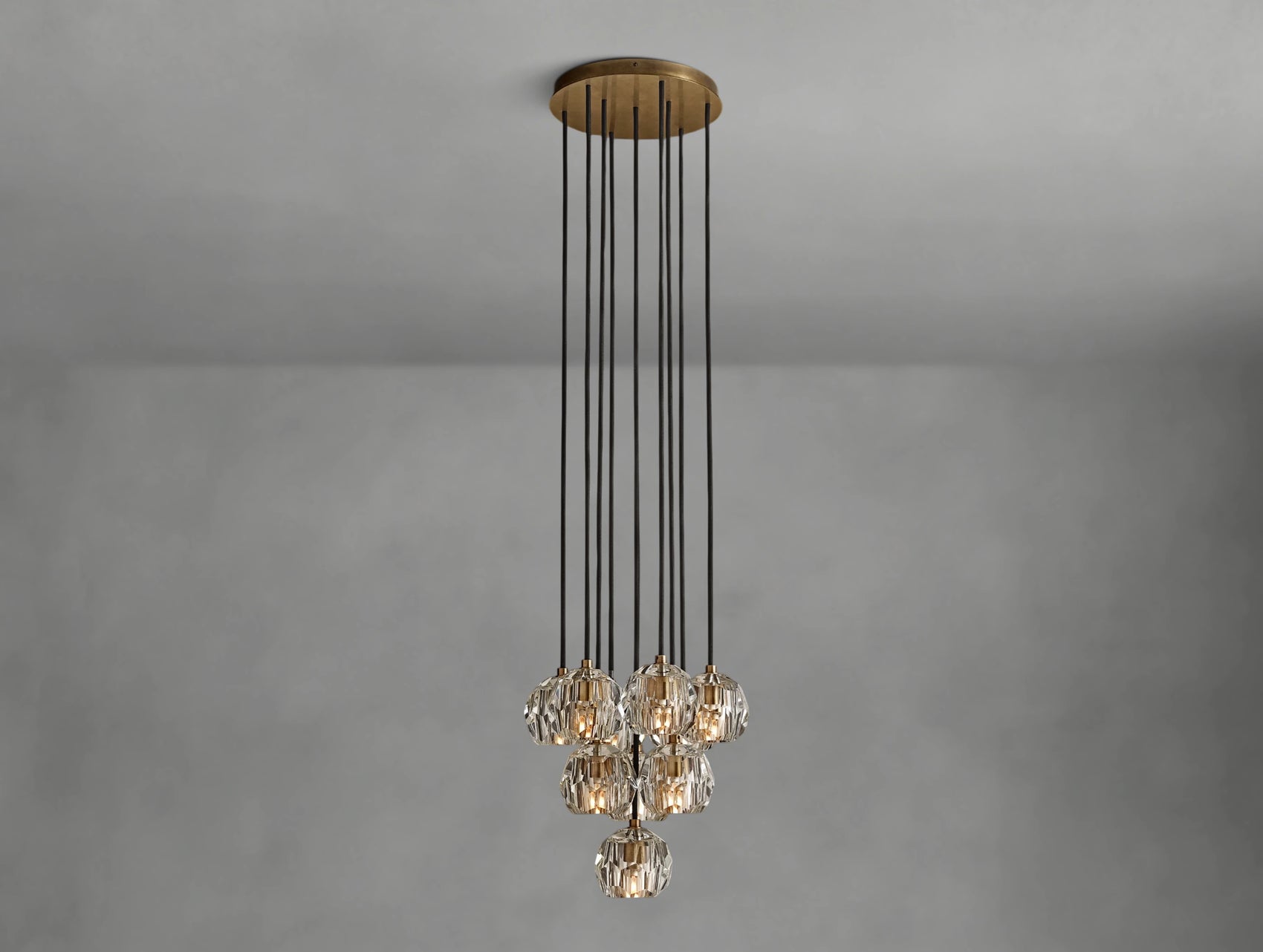 Orvane Crystal Drop Cluster Pendant