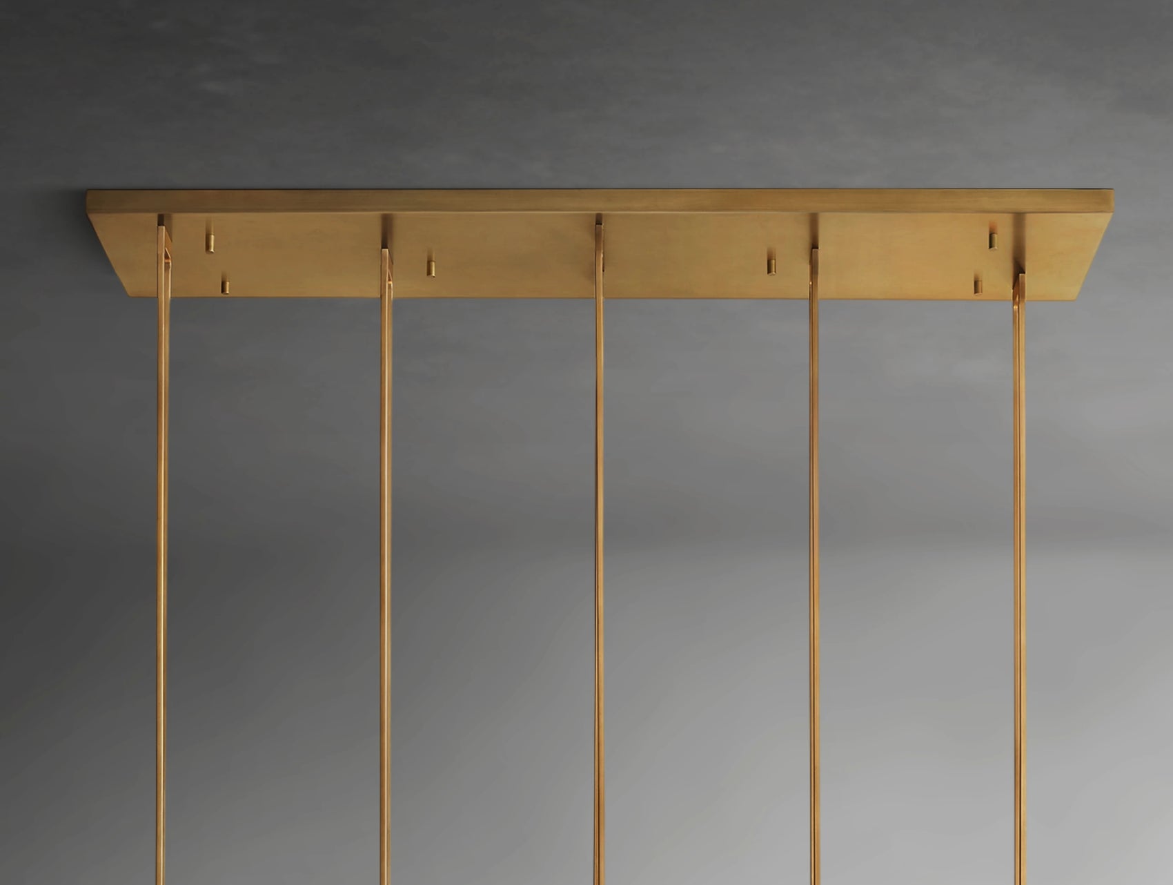 Avenor Crystal Triple Bar Linear Chandelier