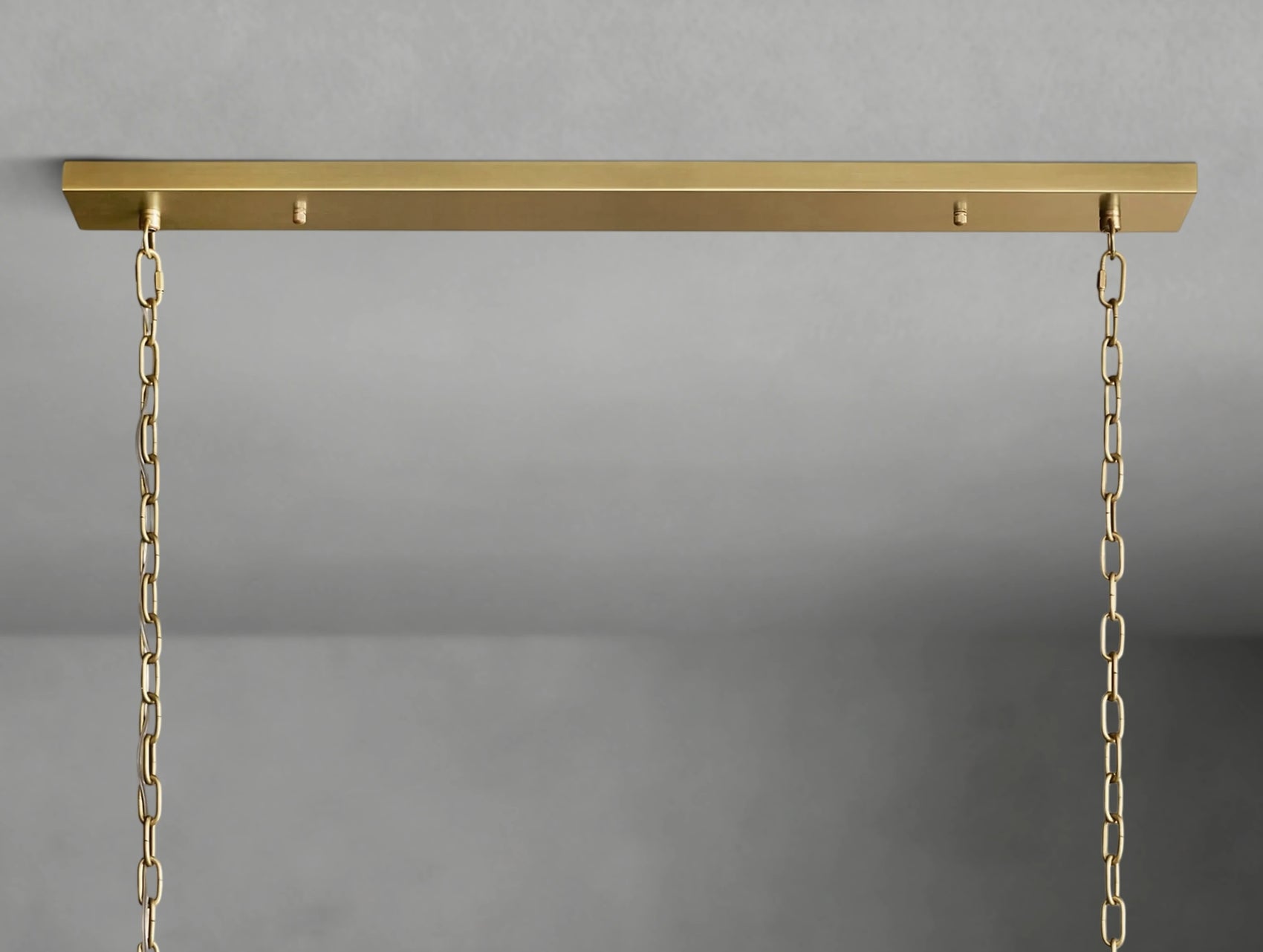 San Serrano Alabaster Linear Chandelier