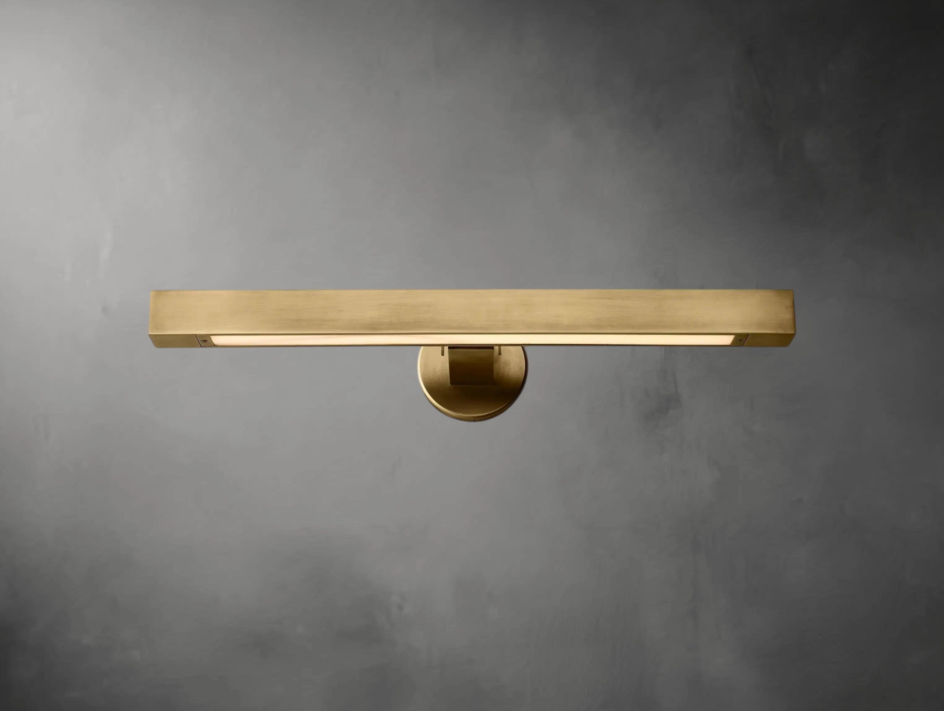 Linear Brass Picture Light