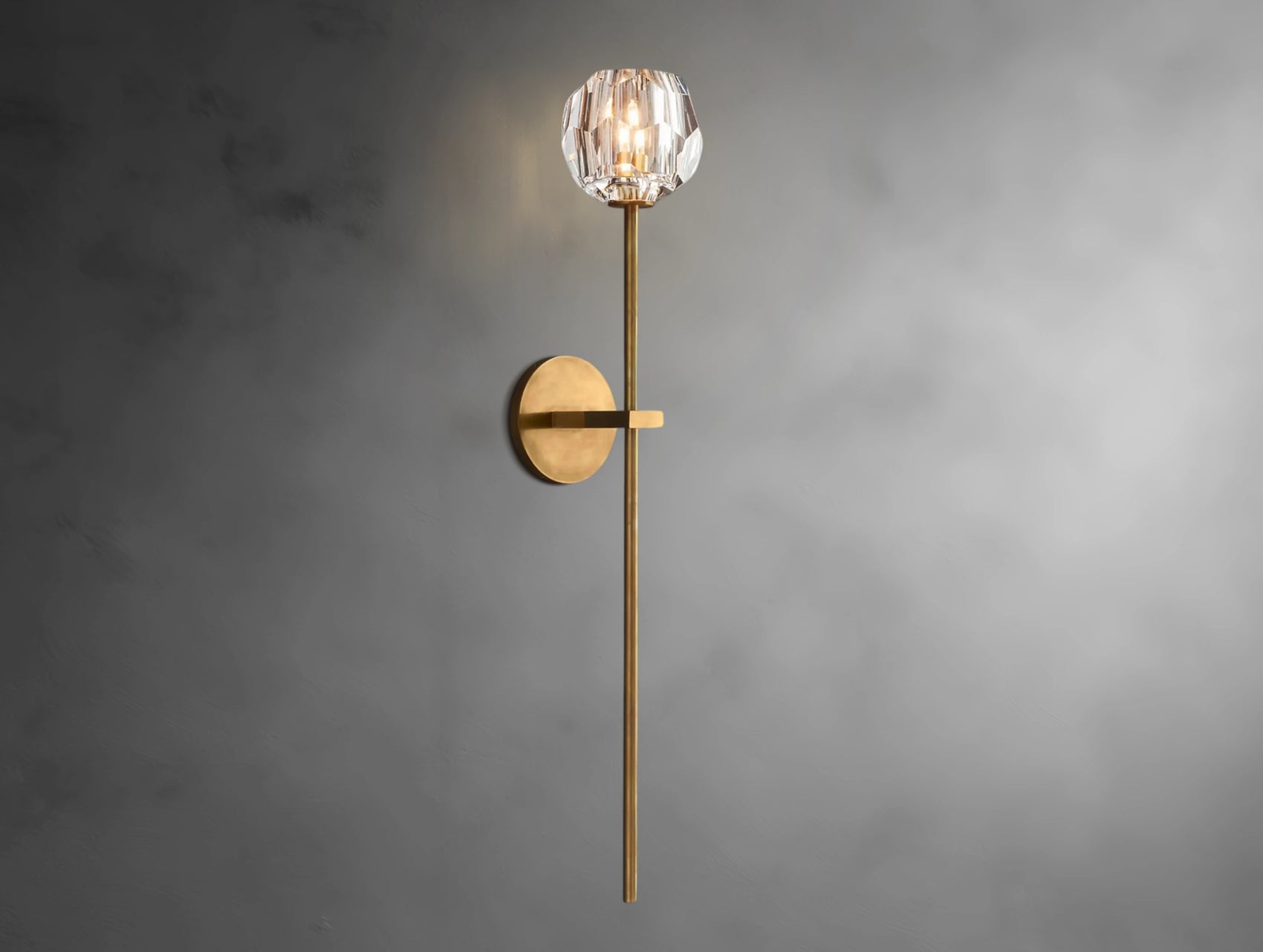 Aurelle Crystal Globe Sconce