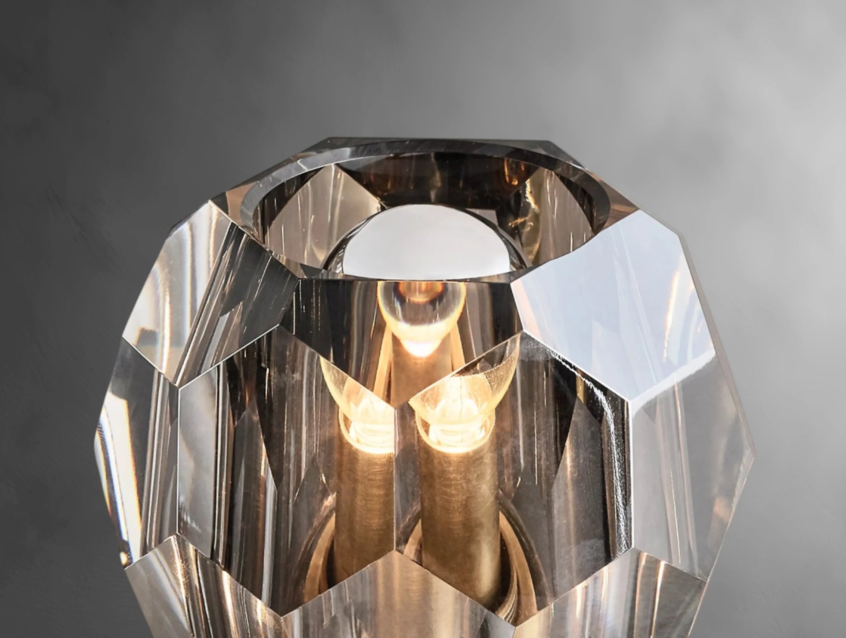Aurelle Crystal Globe Double Sconce