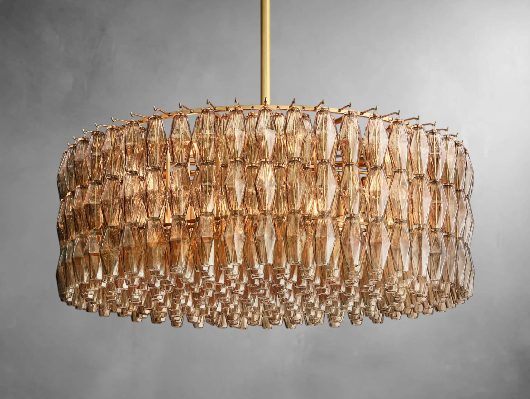 Chyara Clear Glass Round Chandelier