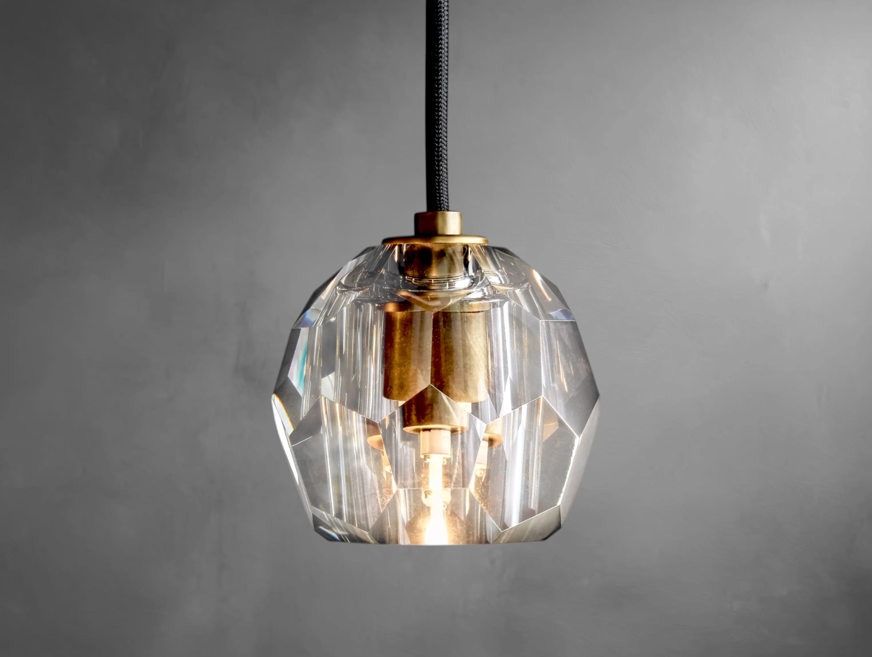 Faceted Crystal Pendant